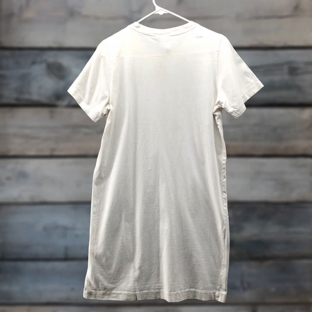 H&M H&M T Shirt Dress Womens S Midi White Short Sleeve Crewneck Cotton Size S / US 4 / IT 40 - 1 Thumbnail