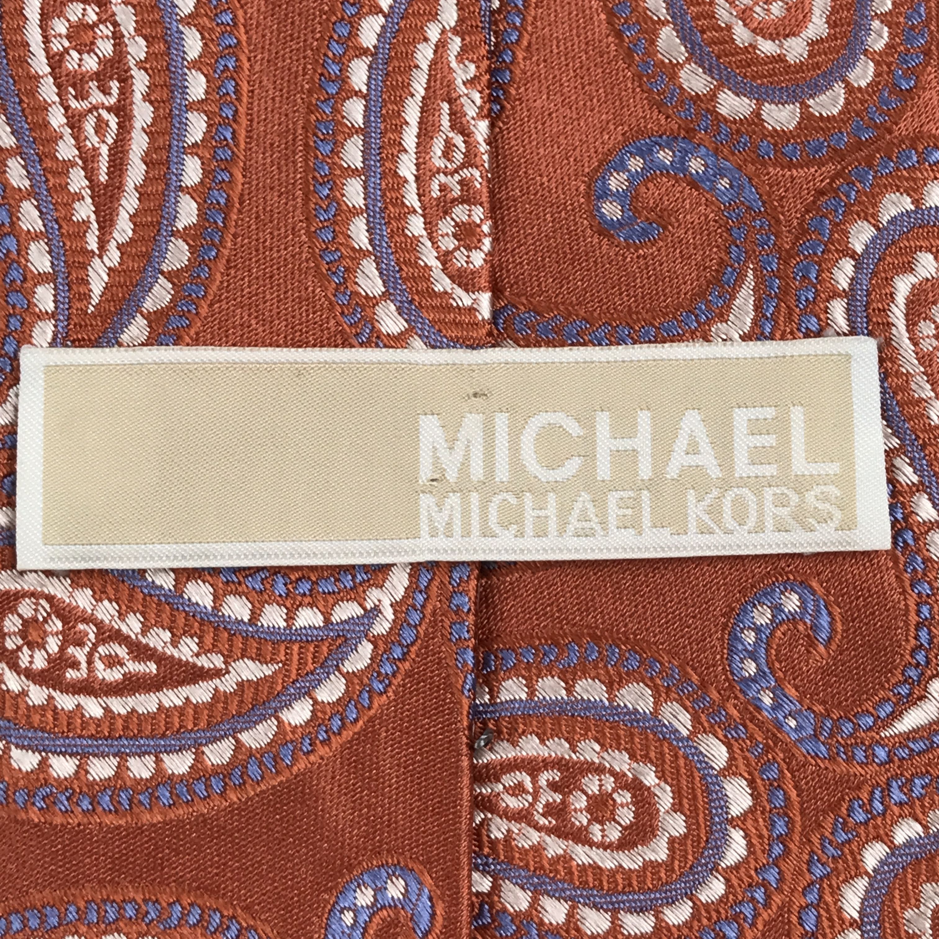 Designer × Michael Kors × Vintage Vintage Michael Kors Silk Necktie Size ONE SIZE - 8 Thumbnail