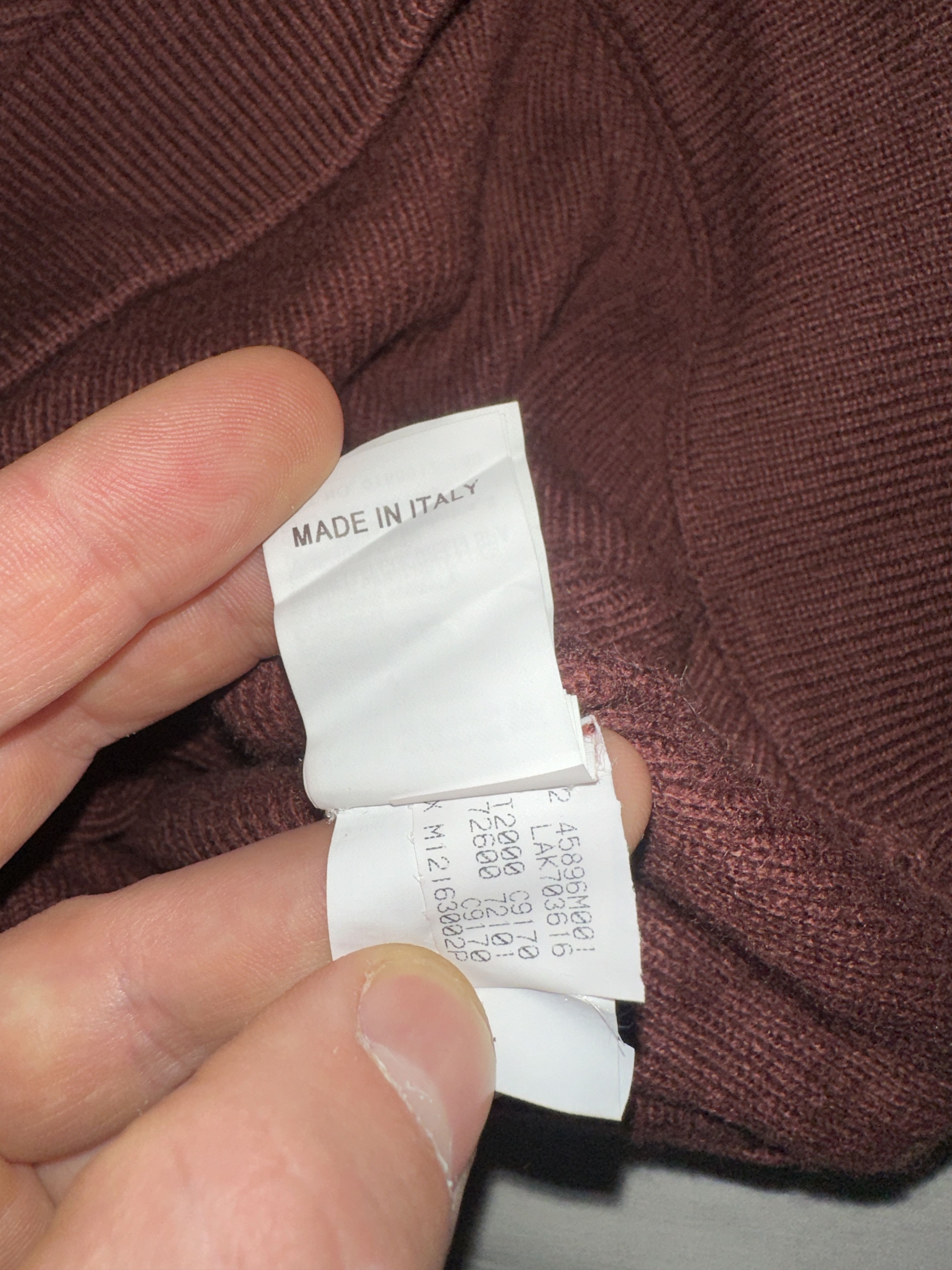 Brunello Cucinelli Brunello Cucinelli 100% Cashmere Wrap Cardigan Burgundy L Size L / US 10 / IT 46 - 15 Thumbnail