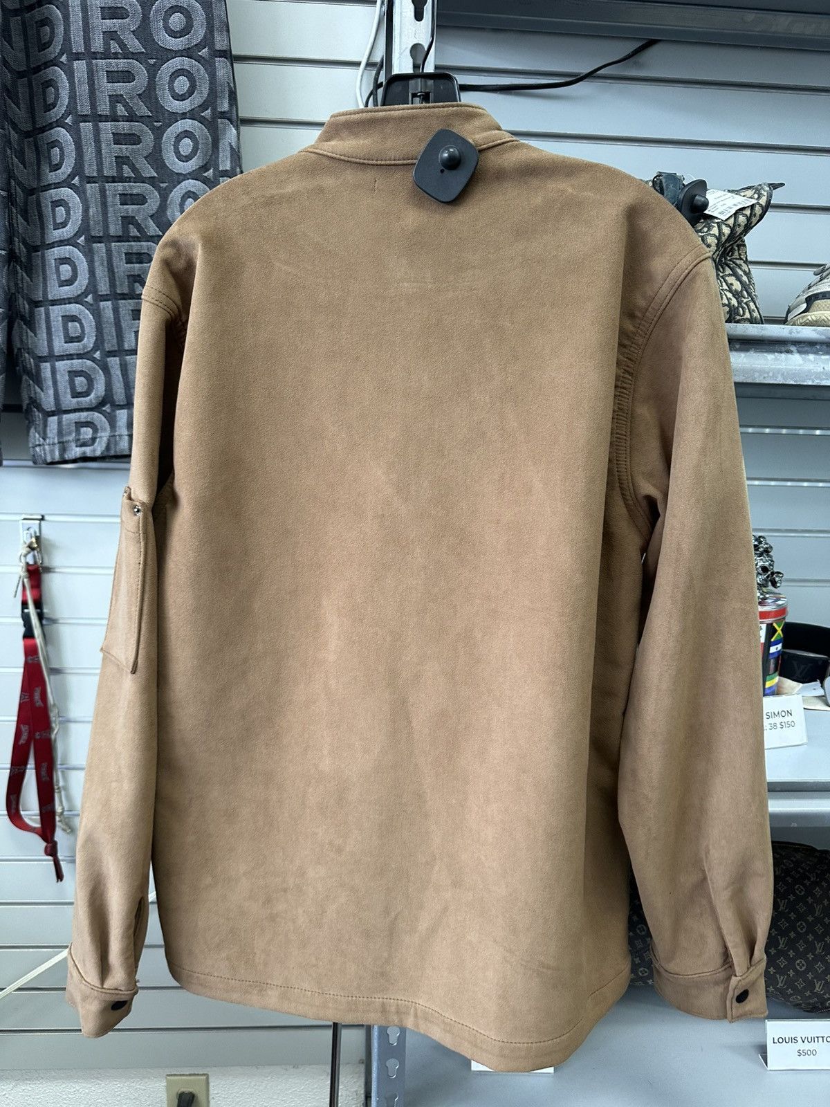 Seventh Heaven 7TH SEVENTH HEAVEN SCAFFOLDING JACKET SUEDE LARGE BROWN Size US L / EU 52-54 / 3 - 4 Thumbnail