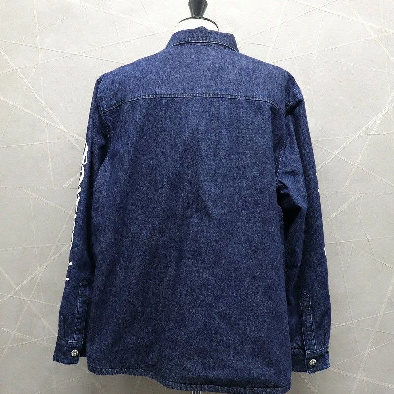 Chrome Hearts Chrome Hearts Denim Work'N Shirt Size US XL / EU 56 / 4 - 2 Thumbnail
