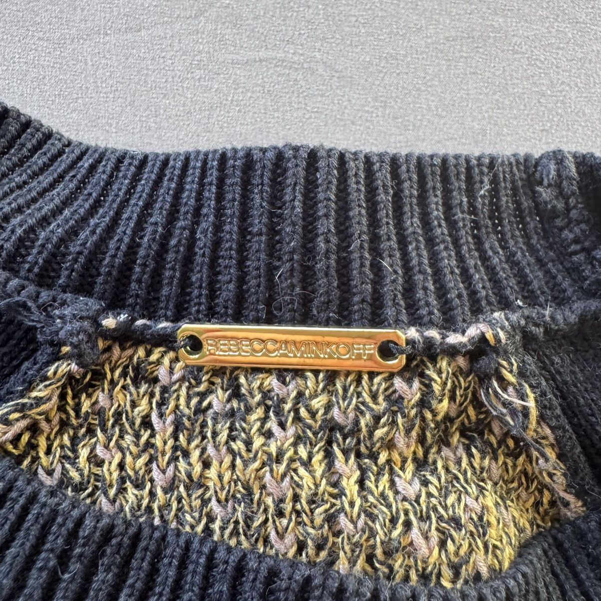 Rebecca Minkoff Rebecca Minkoff Lattice Stitch Crew Sweater Size XS / US 0-2 / IT 36-38 - 3 Thumbnail