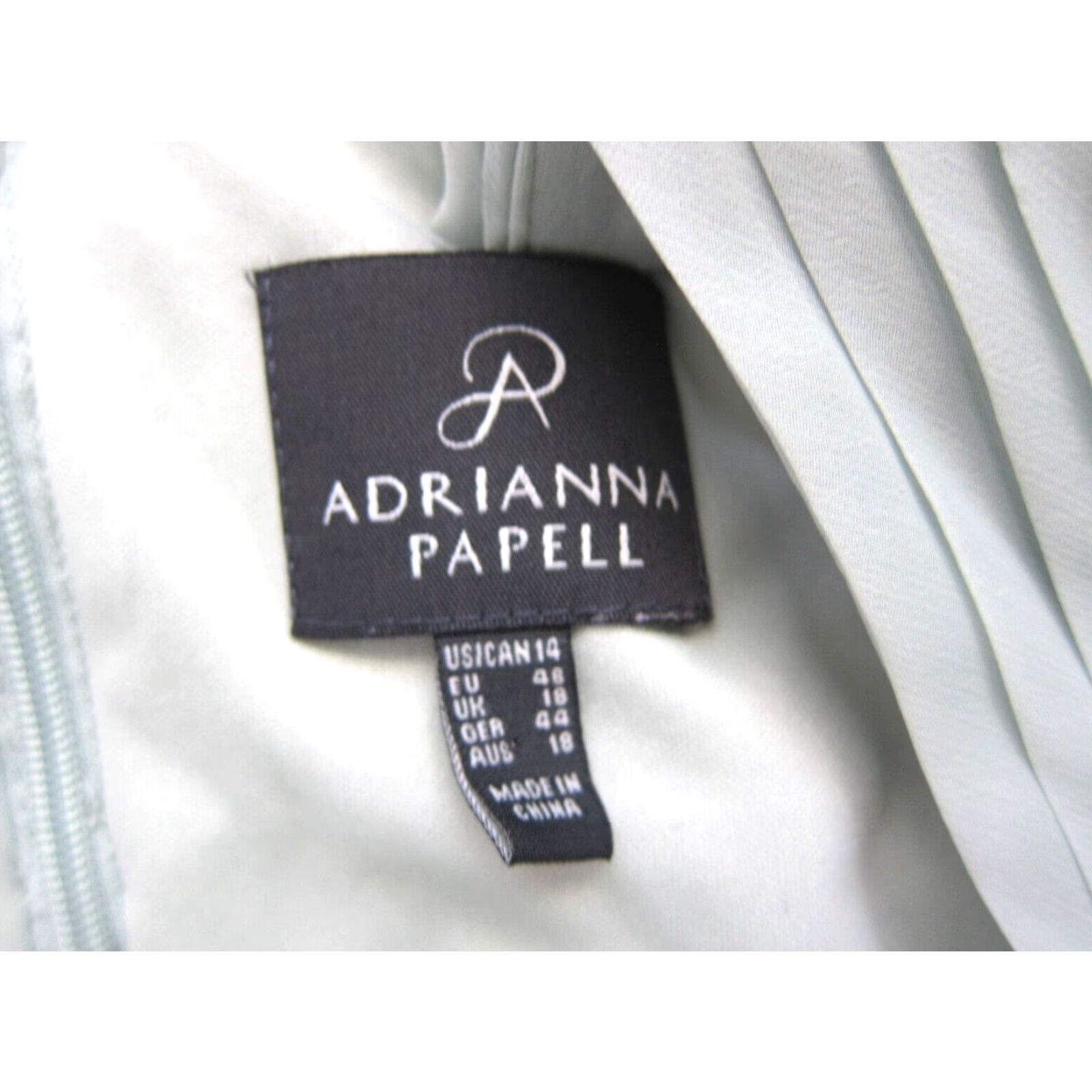 Adrianna Papell Adrianna Papell Mint Green Silky One Shoulder Ruched Party Formal Prom Dress 14 Size XL / US 12-14 / IT 48-50 - 6 Thumbnail