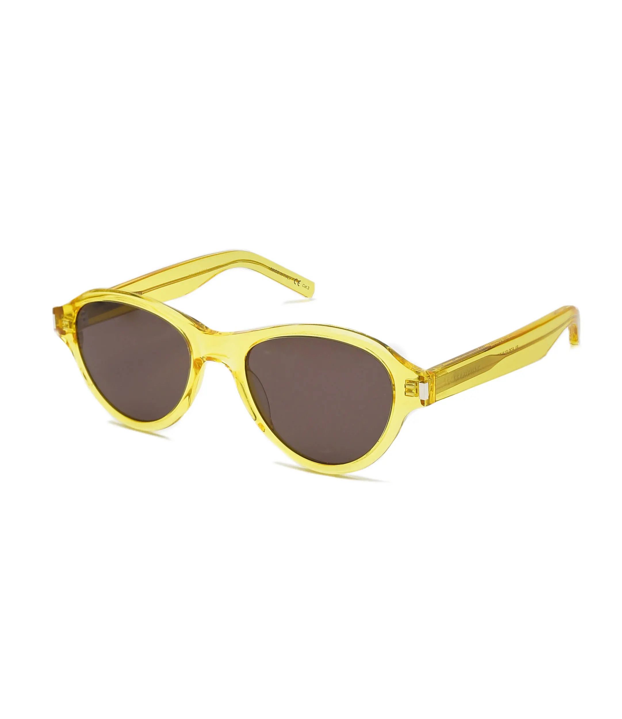 Saint Laurent Paris o1bcso1str0426 Size:OS/Unisex Sunglasses in Yellow Size ONE SIZE - 1 Thumbnail
