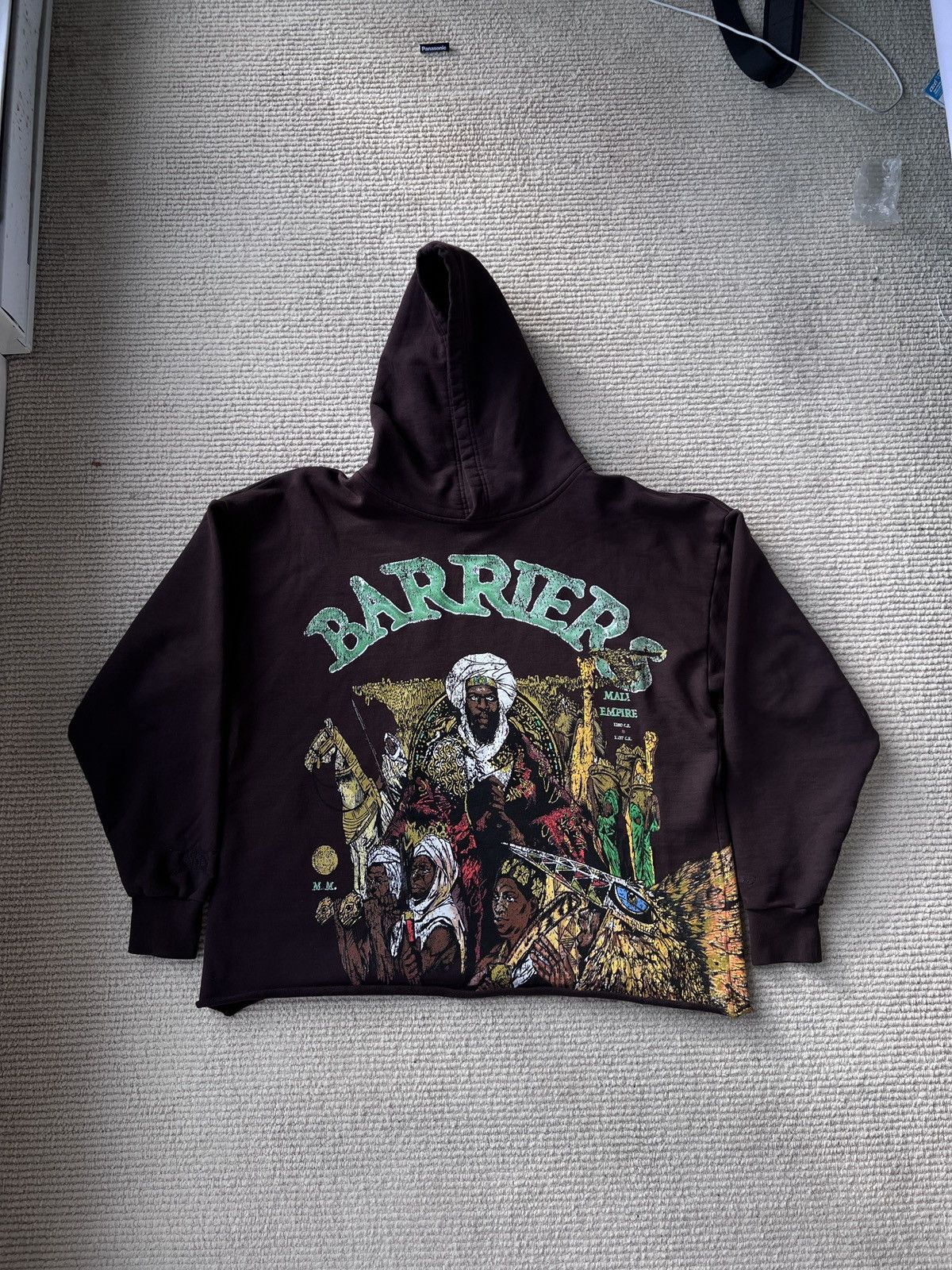 image of Barriers Mansa Musa Hoddie in Brown, Men's (Size Medium)