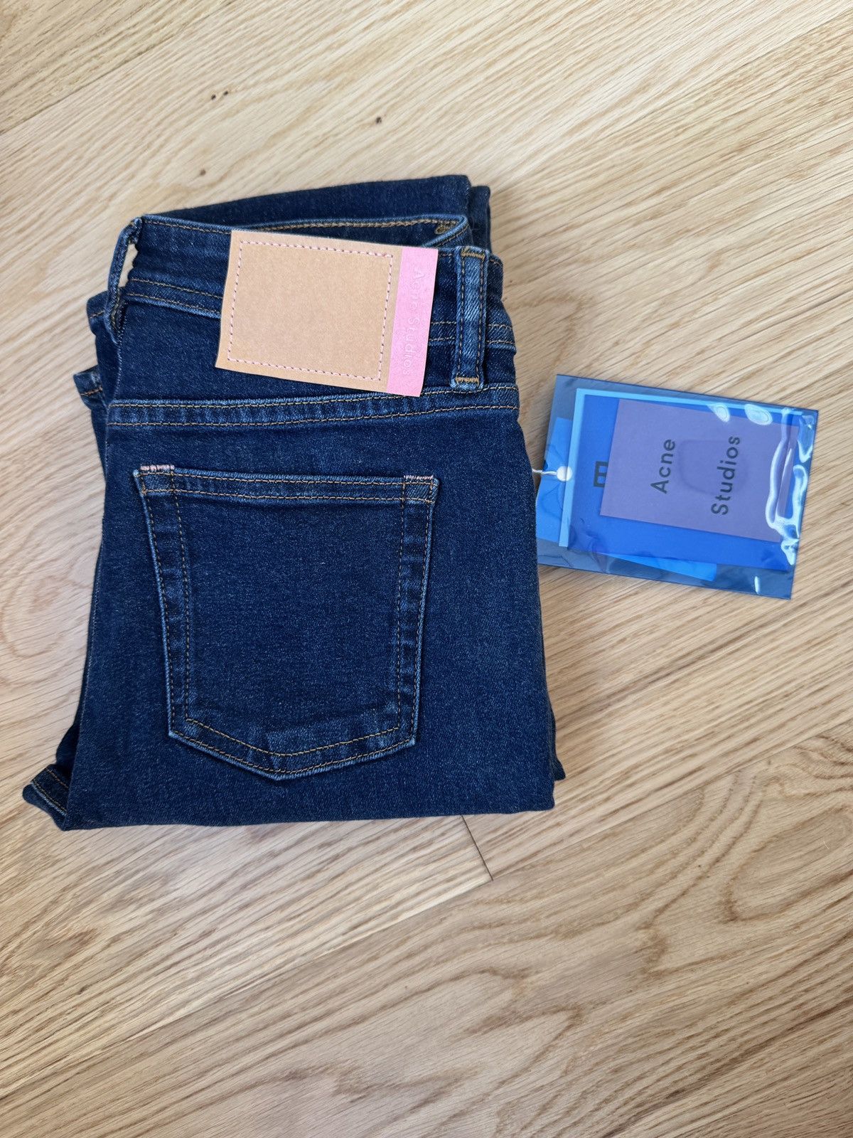 Acne Studios Acne Studios Blå Konst 'Climb' Skinny Jeans Size 25" / US 0 / IT 36 - 2 Thumbnail