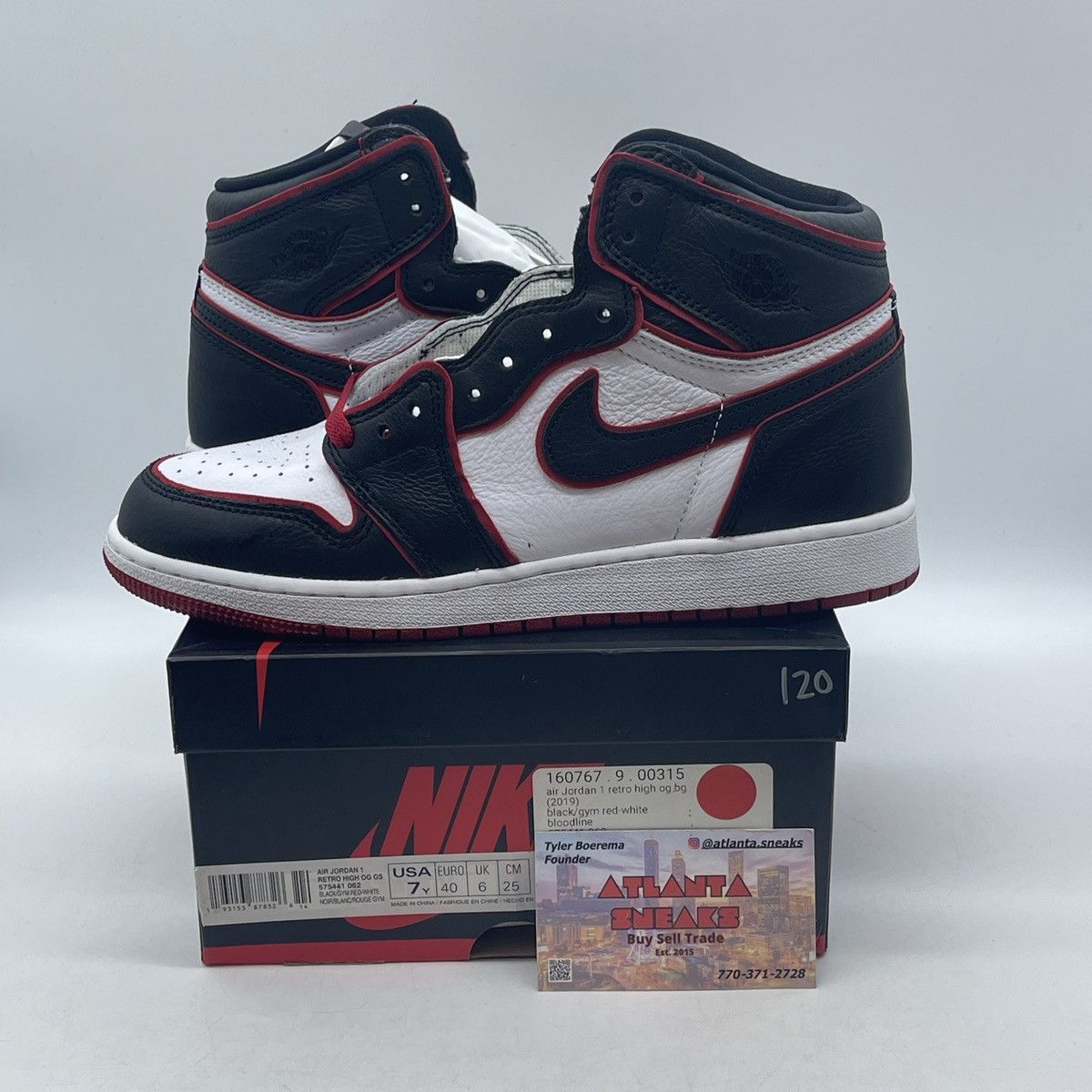 Jordan Brand Air jordan 1 high bloodline Size US 7 / EU 40 - 1 Thumbnail