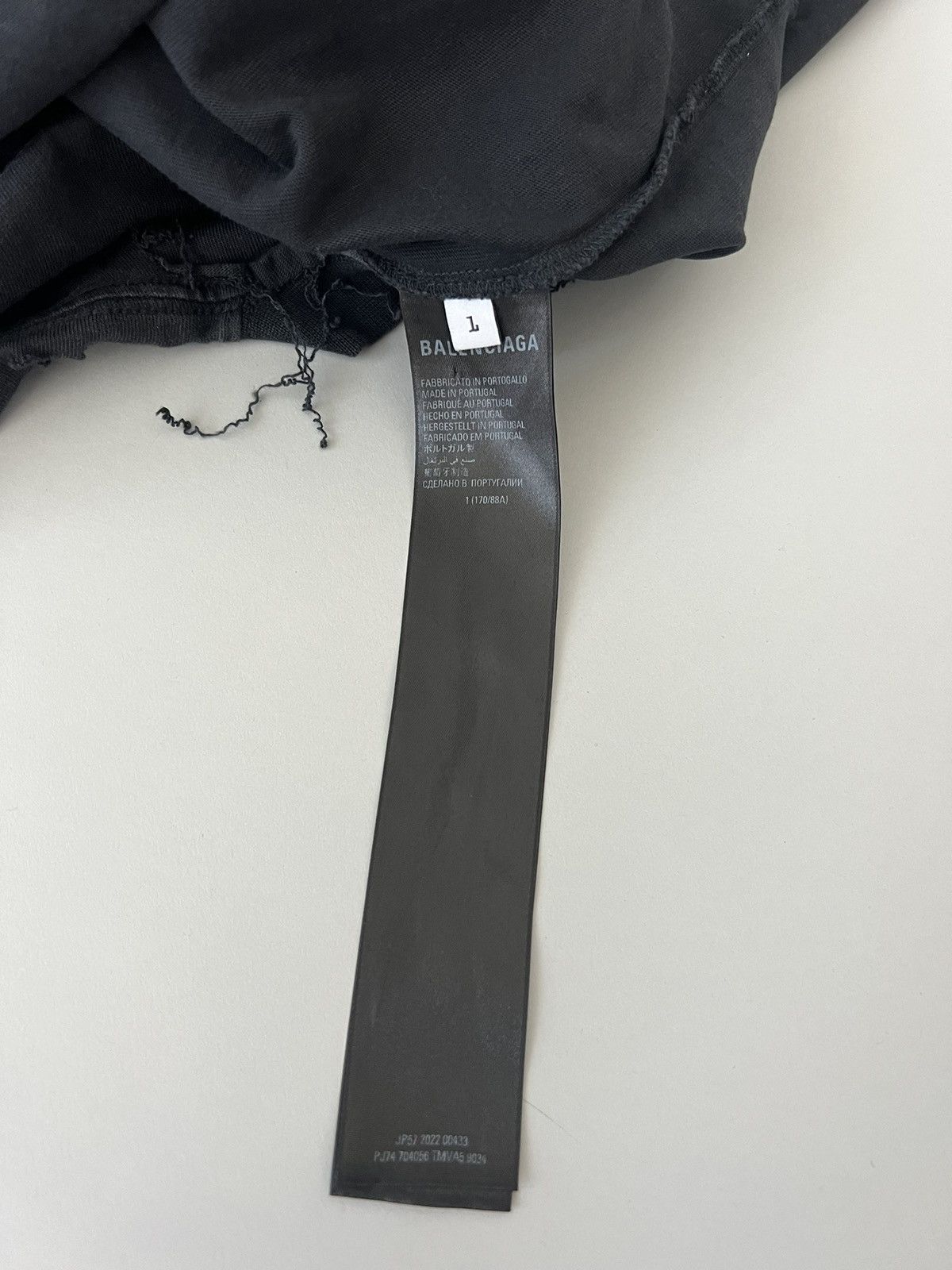 Balenciaga Balenciaga 3B Sports Icon Repaired T-Shirt Vintage Jersey Size US S / EU 44-46 / 1 - 11 Thumbnail
