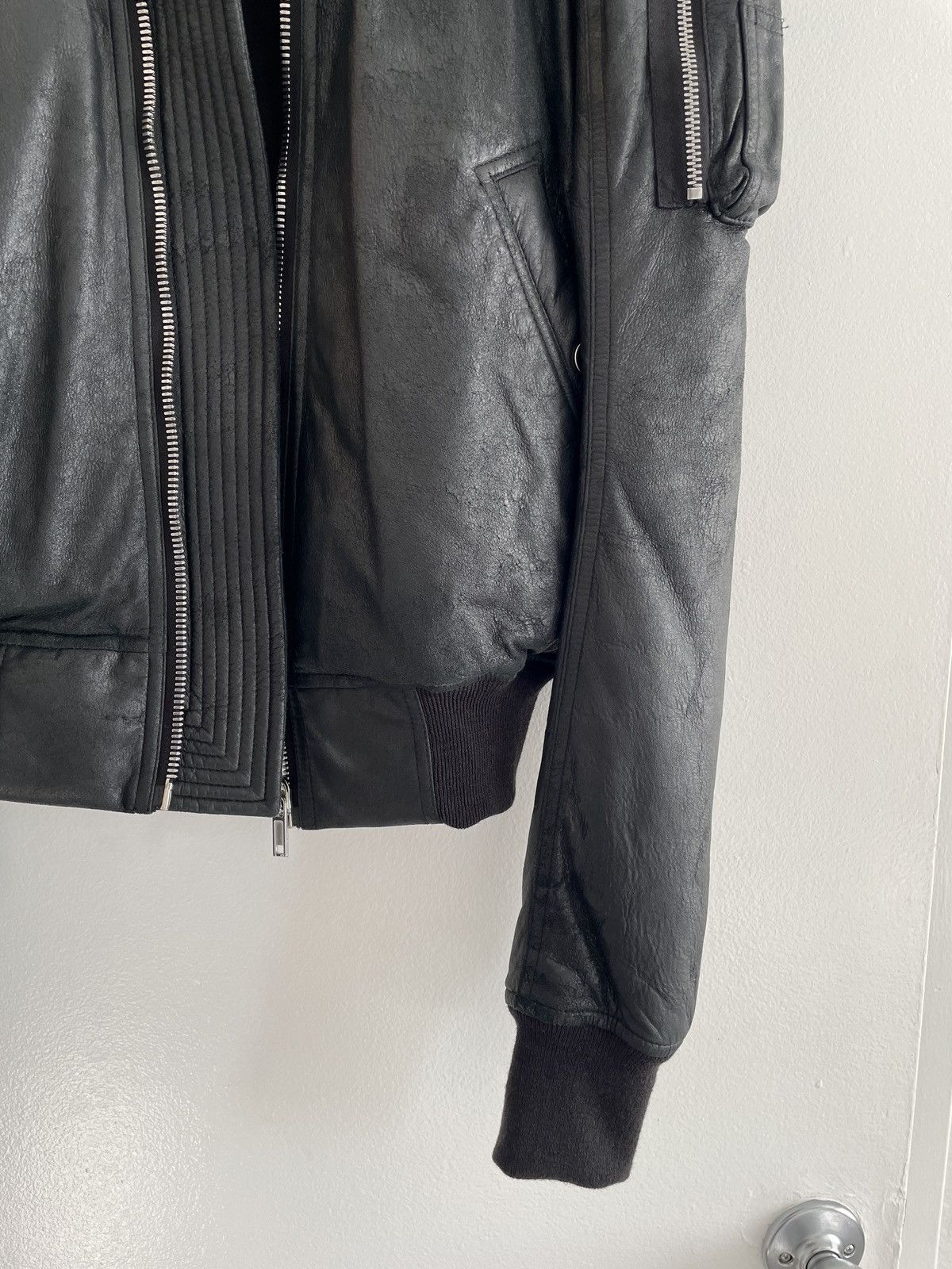 Rick Owens Rick Owens Sisyphus Lambskin Bomber Jacket Size US M / EU 48-50 / 2 - 7 Thumbnail