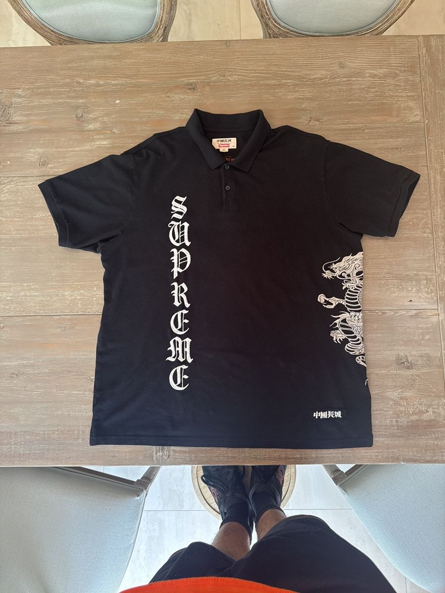 Supreme Supreme The Great China Wall Dragon Polo Size US XL / EU 56 / 4 - 1 Thumbnail