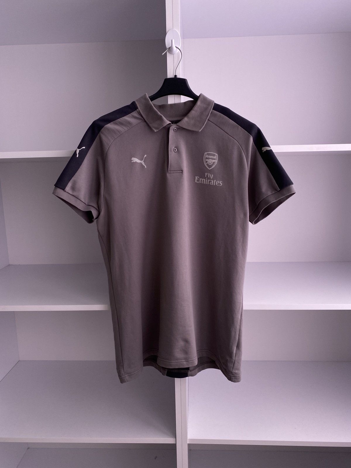 Puma × Vintage Puma Arsenal rare short sleeve reflective logo tee Size US XL / EU 56 / 4 - 2 Thumbnail
