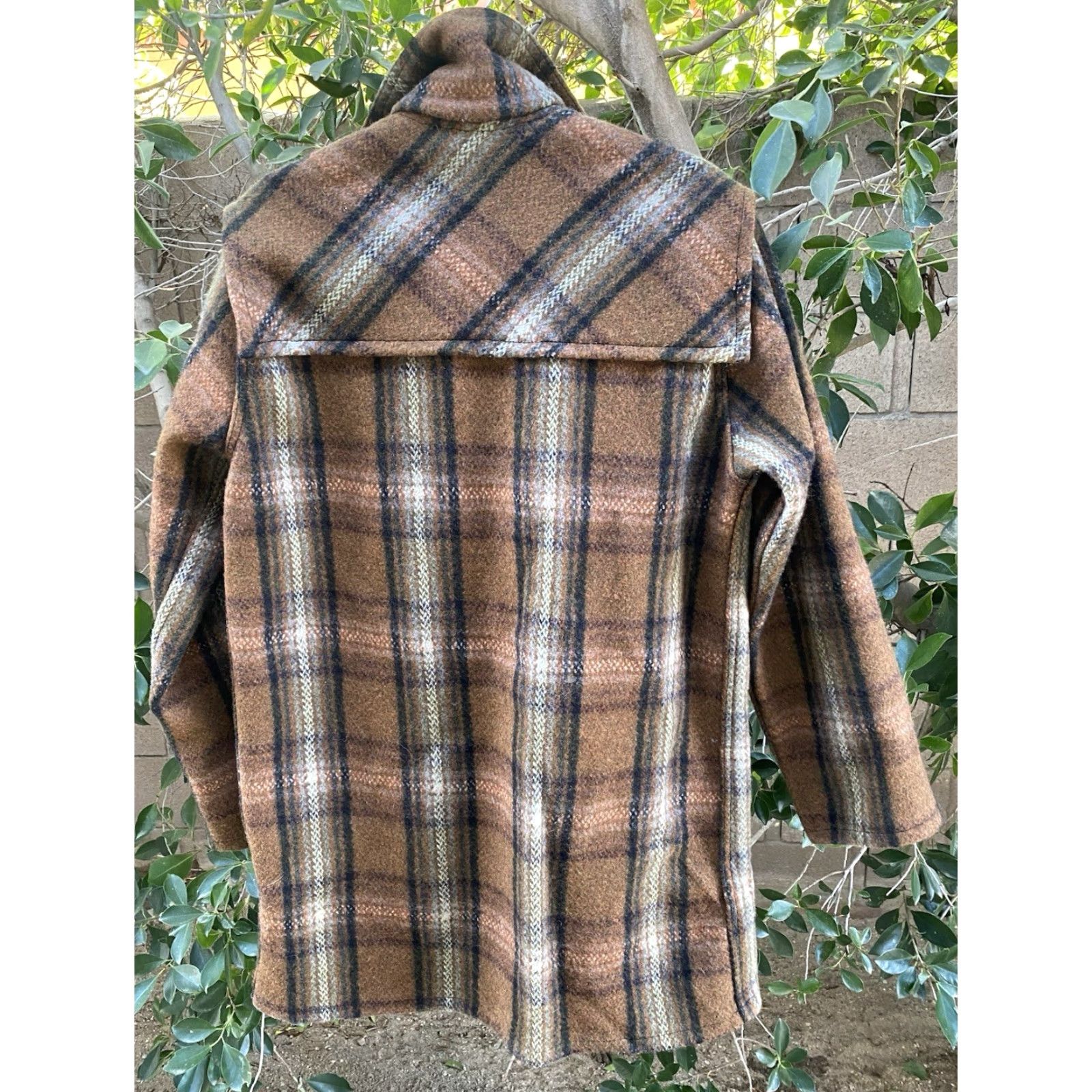 Vintage VINTAGE Norwellan Australian Bluey Wool Waterproof Jacket Plaid Bush Coat Work Size US M / EU 48-50 / 2 - 4 Thumbnail
