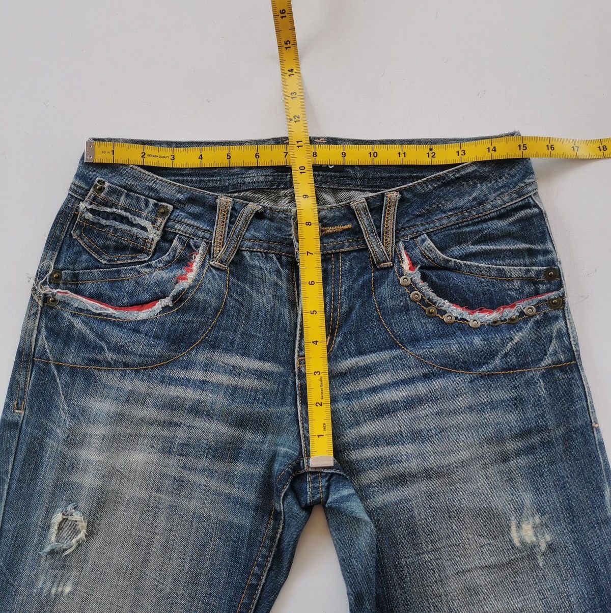 14th Addiction Flared Bootcut Fiapper Japan Jeans Size US 30 / EU 46 - 9 Thumbnail