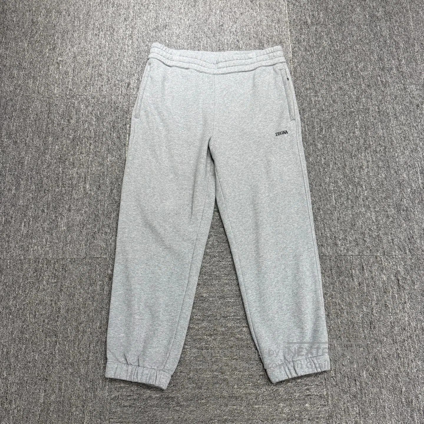 Ermenegildo Zegna Gray Sweatpants with Elastic Waist and Cuffs. Size US 36 / EU 52 - 1 Thumbnail