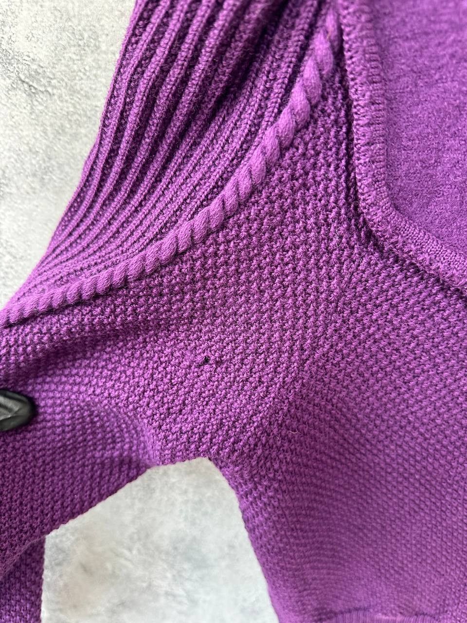 Kurt Geiger Geiger Austria Purple Wool Cardigan Vintage Sweater Jacket Size M / US 6-8 / IT 42-44 - 12 Thumbnail