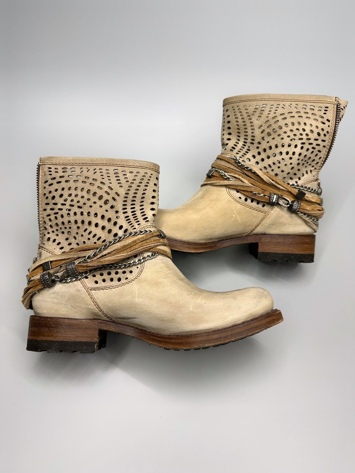 Sendra Rare Sendra Leather Boots Size US 6 / IT 36 - 8 Thumbnail