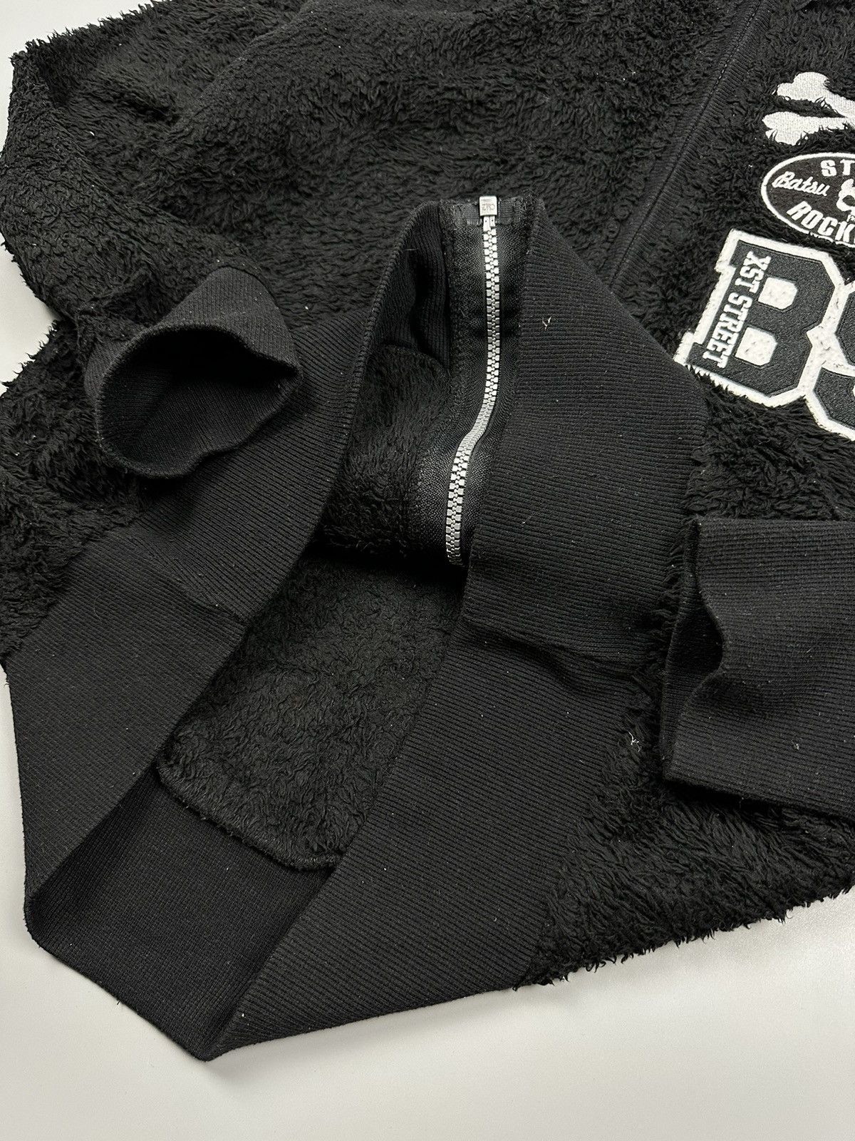 Japanese Brand Batsu Studio Skull Fleece Zipper Hoodie Size US M / EU 48-50 / 2 - 5 Thumbnail
