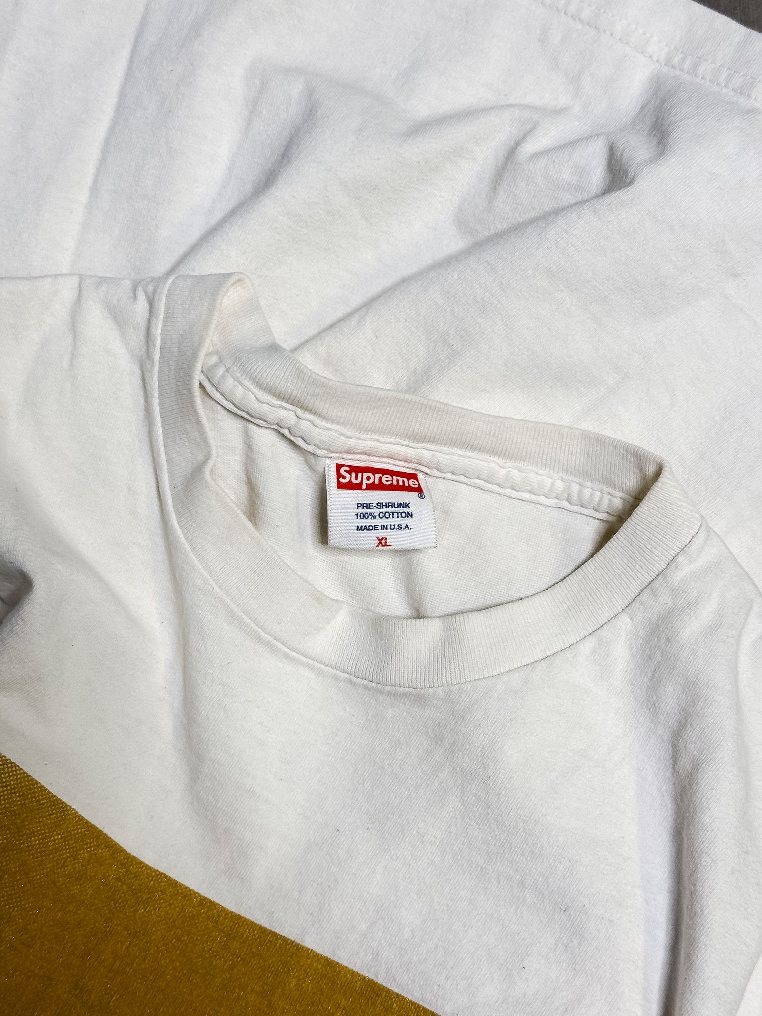 Supreme Supreme Miles Davis To Be Kind 2008 Orange Box Logo Tee Size US XL / EU 56 / 4 - 3 Thumbnail