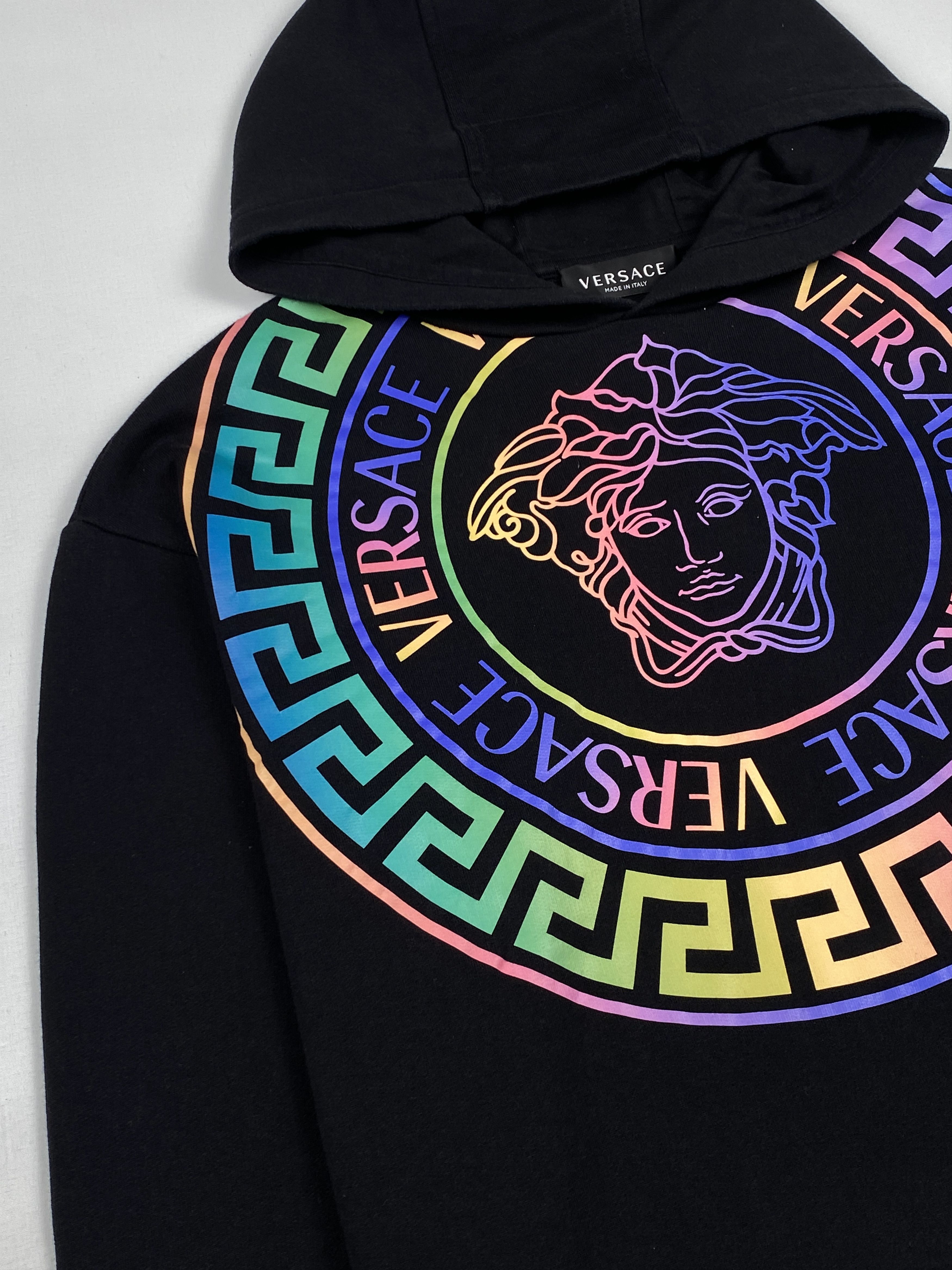 Versace Multicolor Medusa Logo Hoodie Size US M / EU 48-50 / 2 - 6 Thumbnail