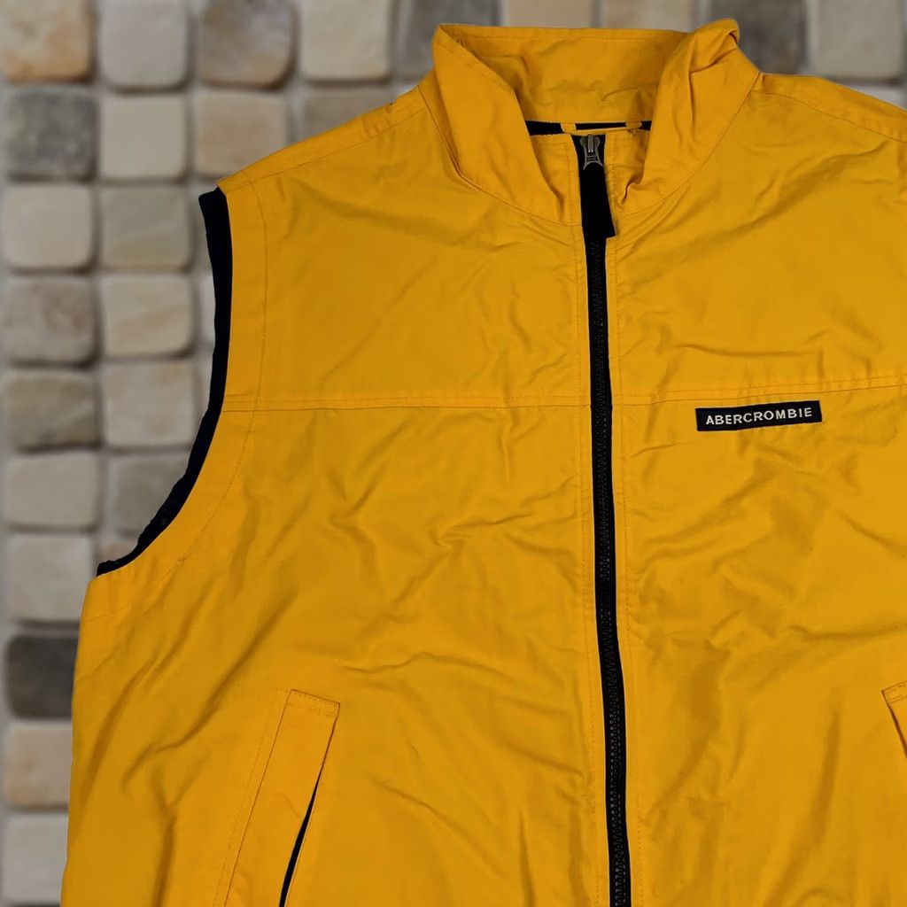 Abercrombie & Fitch Abercrombie & Fitch Vintage Yellow Vest Mens Extra Large (Lined) - Travel & Workwear Size US XL / EU 56 / 4 - 1 Thumbnail