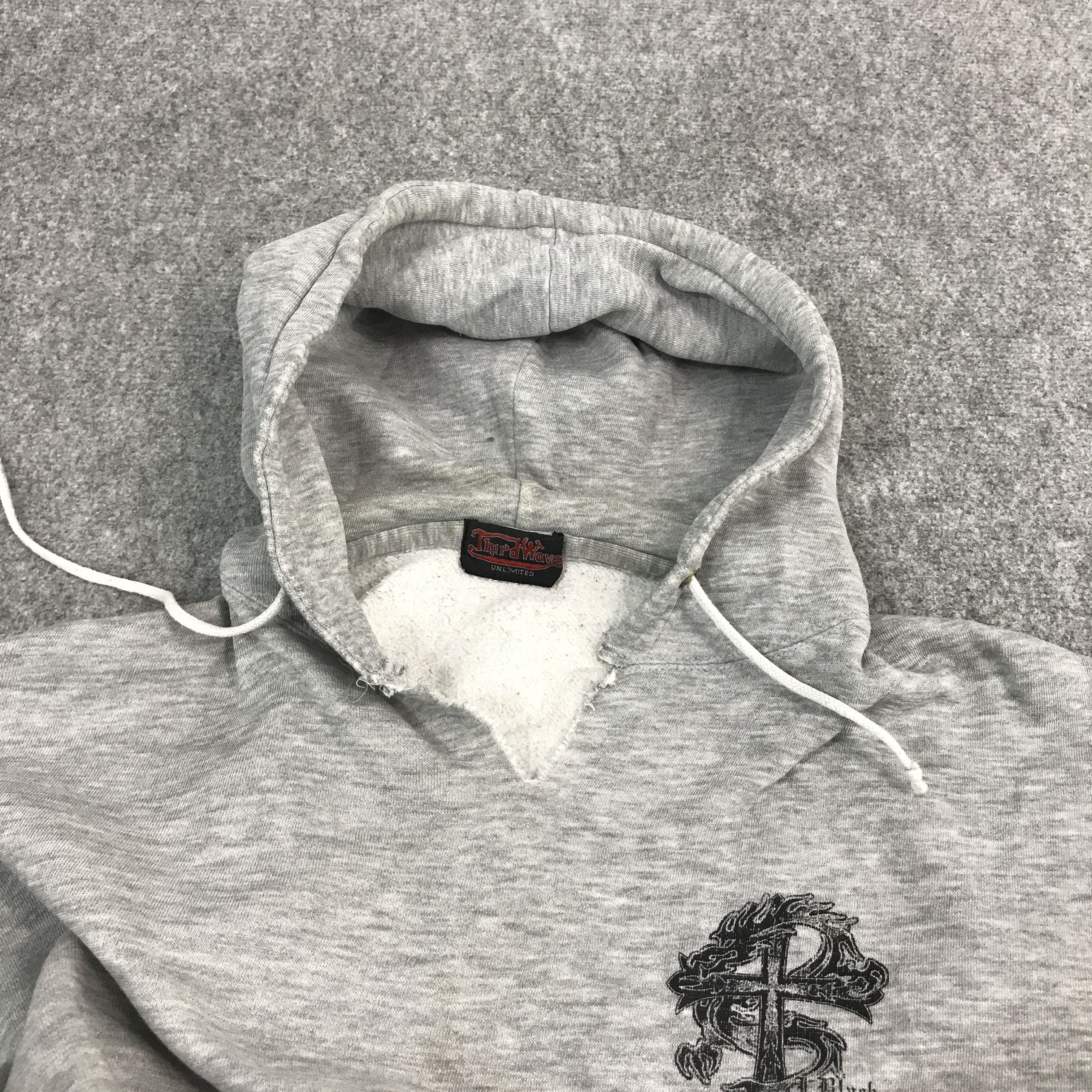 If Six Was Nine × Japanese Brand WAVE UNLIMITED PUNK HOODIES SWEATSHIRTS Size US L / EU 52-54 / 3 - 7 Thumbnail