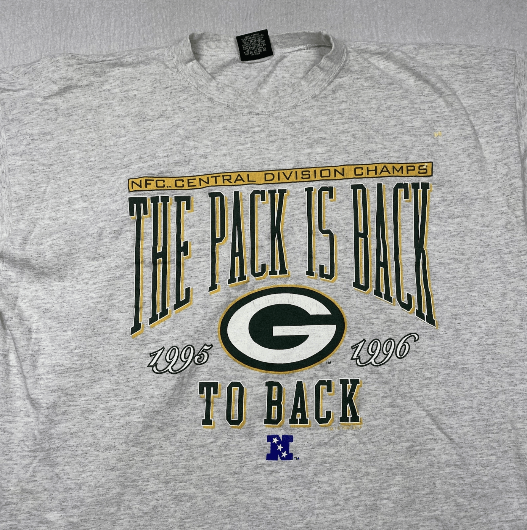 Other 1996 Green Bay Packers T Shirt Galt Sand Vintage Gray XL Size US XL / EU 56 / 4 - 2 Thumbnail