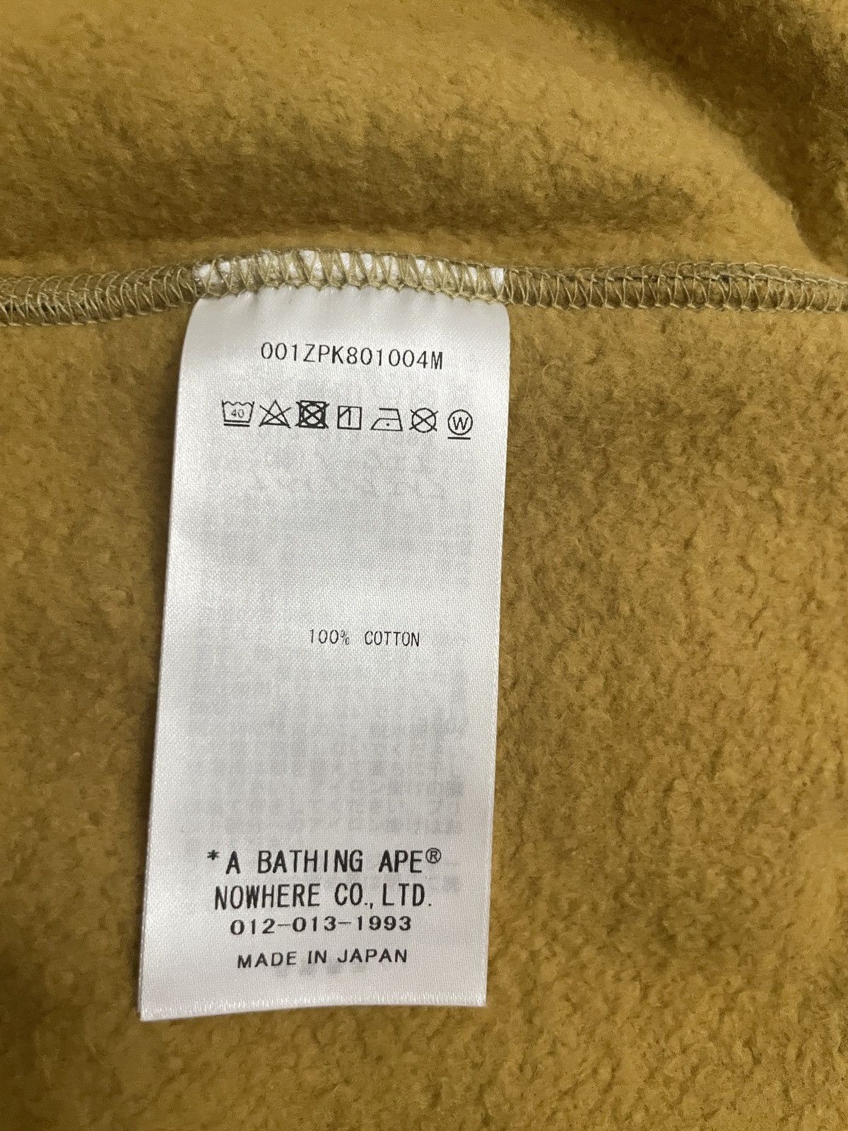 Bape BAPE PONR Shark Full Zip Hoodie Yellow Size US M / EU 48-50 / 2 - 12 Thumbnail