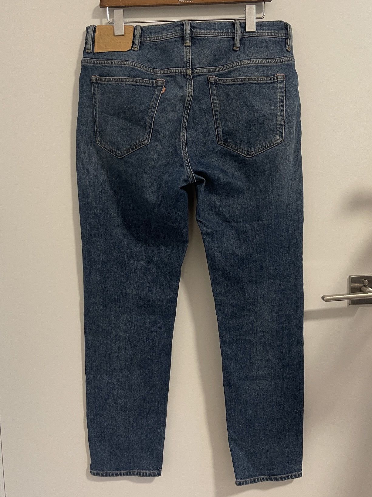 Acne Studios Acne Studios River Slim Tapered Jean Mid Blue 30O173-149 Size US 33 - 3 Thumbnail