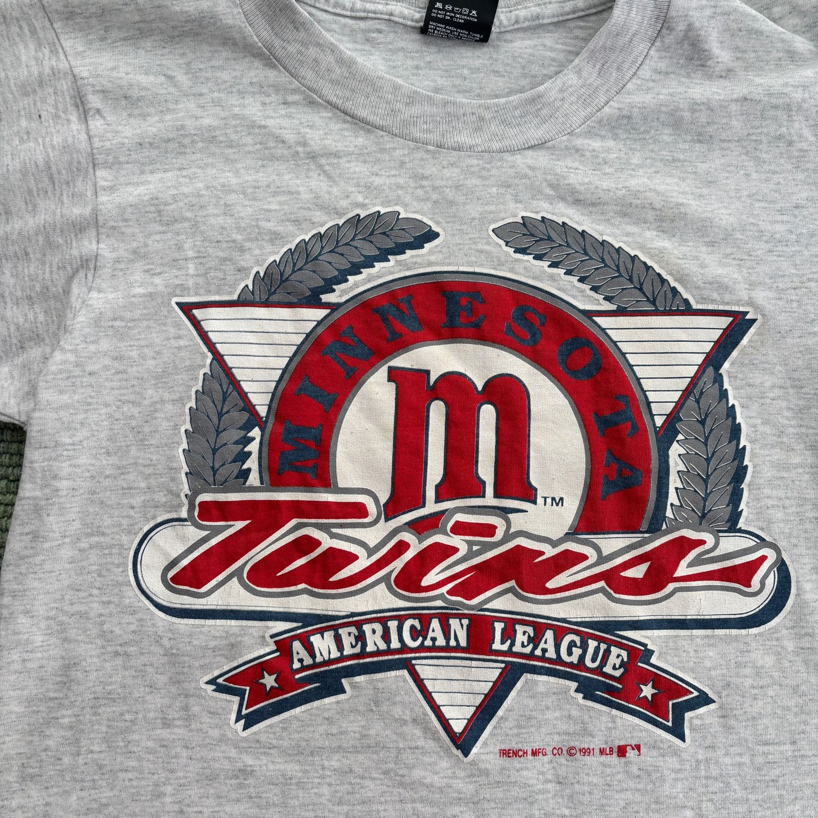 Vintage Vintage 1991 Minnesota Twins single stitched tee shirt Size US M / EU 48-50 / 2 - 2 Thumbnail