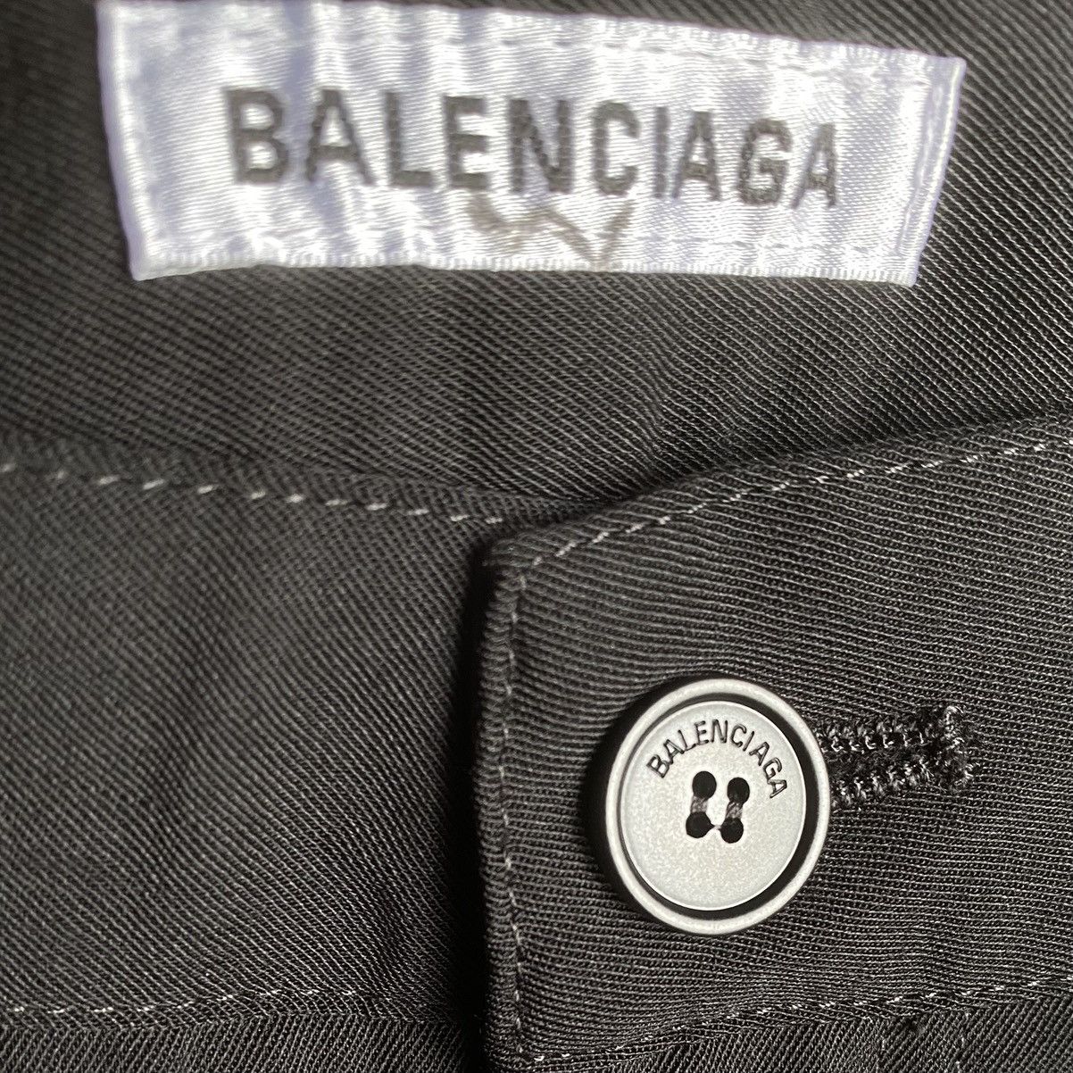 Balenciaga SS21 Stretch Wool Tailor Bootcut Trousers Size 27" / US 4 / IT 40 - 5 Thumbnail