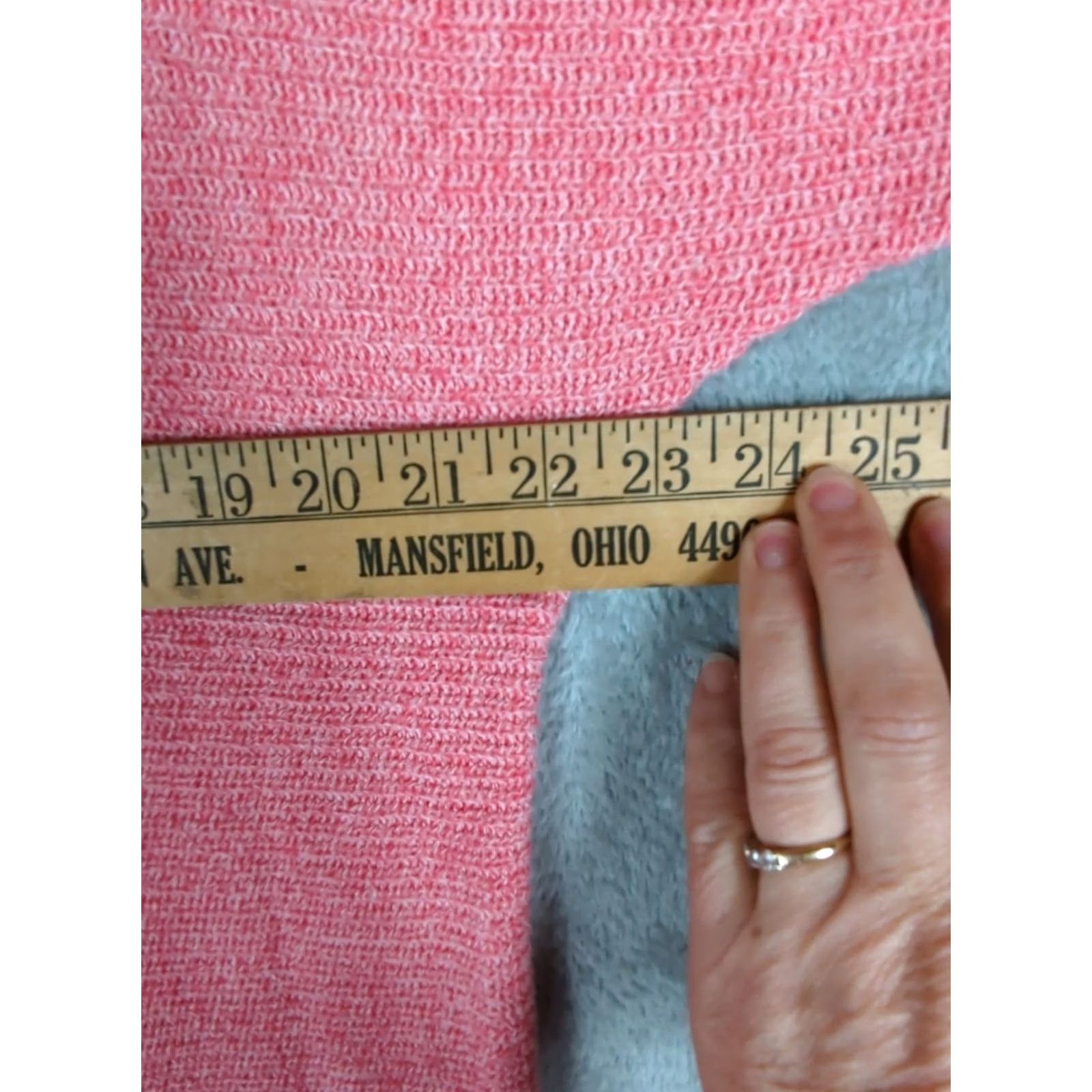 Lands' End Lands' End Sweater coral pink Women L Dolman Sleeve Roll Neck 3/4 Knit Pullover Linen Blend Beachy Casual Knit Shirt Size L / US 10 / IT 46 - 7 Thumbnail
