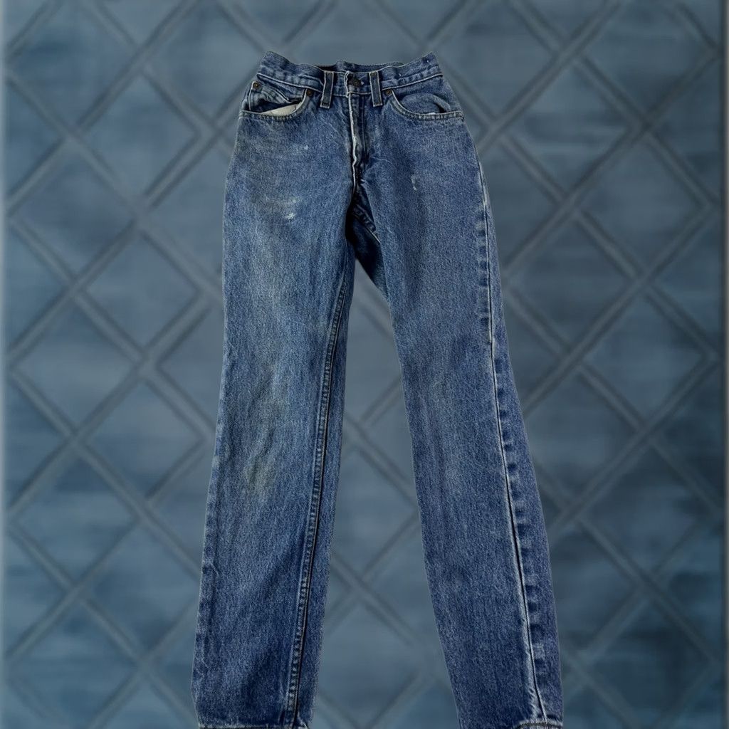 Levi's VINTAGE Levi's 502 Jeans Women's 24x31 Medium Wash Denim 5-Pocket Button Zipper 90s Retro Size 42" / US 20 - 1 Thumbnail