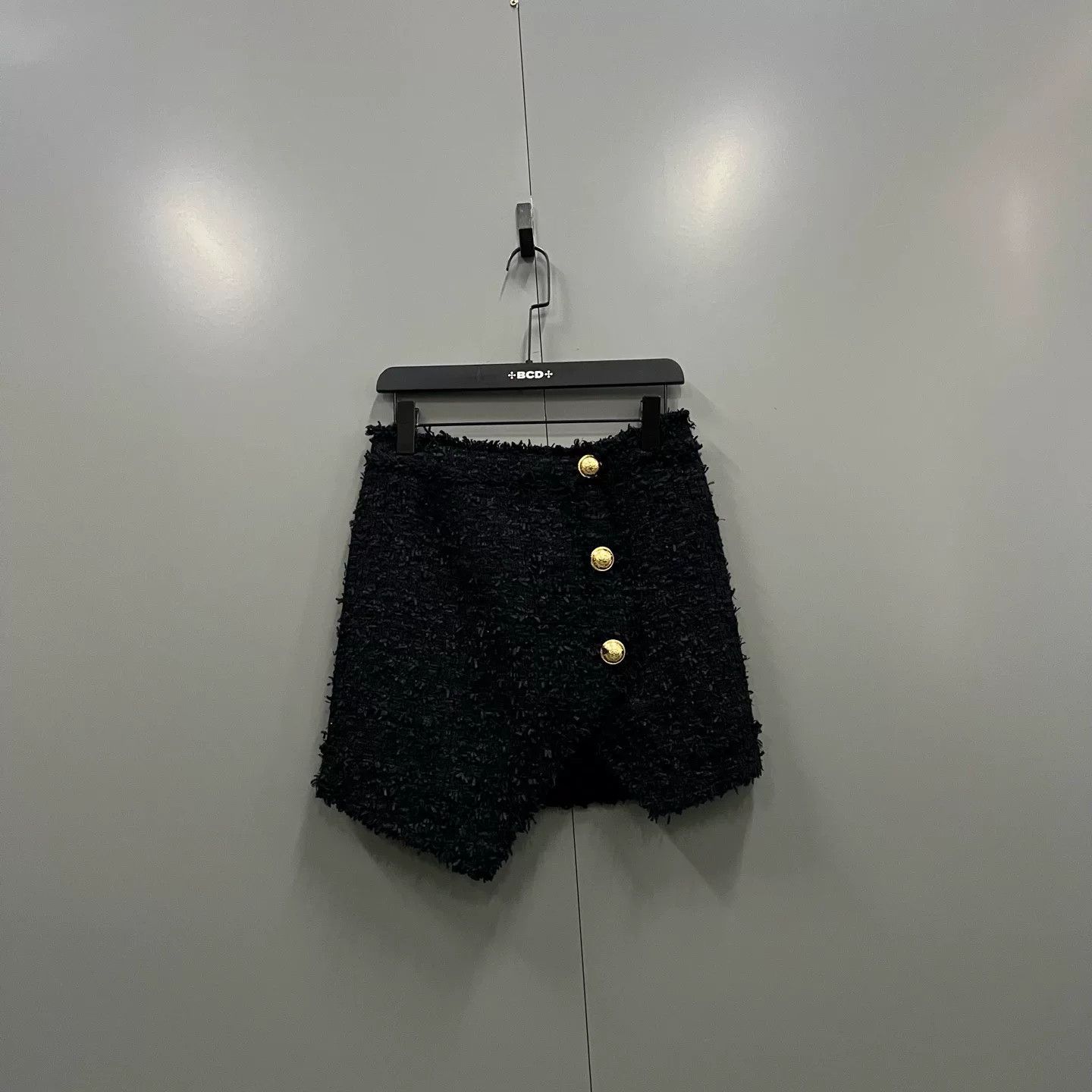 Balmain balmain asymmetrical woven mini skirt Size 34" / US 12 / IT 48 - 1 Thumbnail