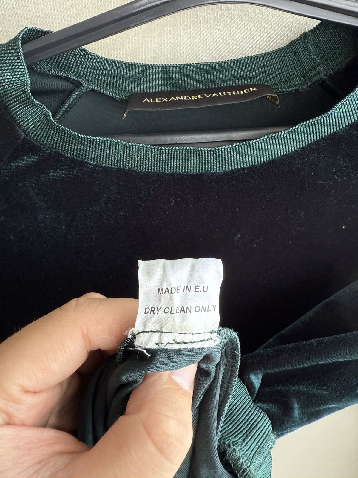 Alexandre Vauthier Alexandre Vauthier green sweatshirt size s Size S / US 4 / IT 40 - 4 Thumbnail