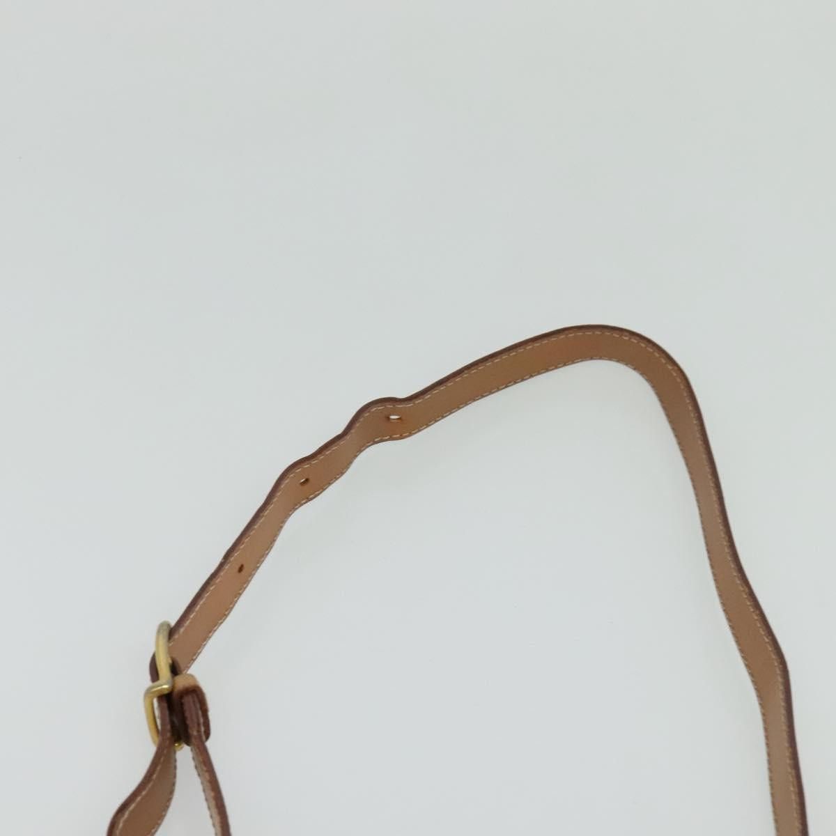 Celine CELINE Macadam Canvas Circle Shoulder Bag Pvc Leather Brown Size ONE SIZE - 8 Thumbnail