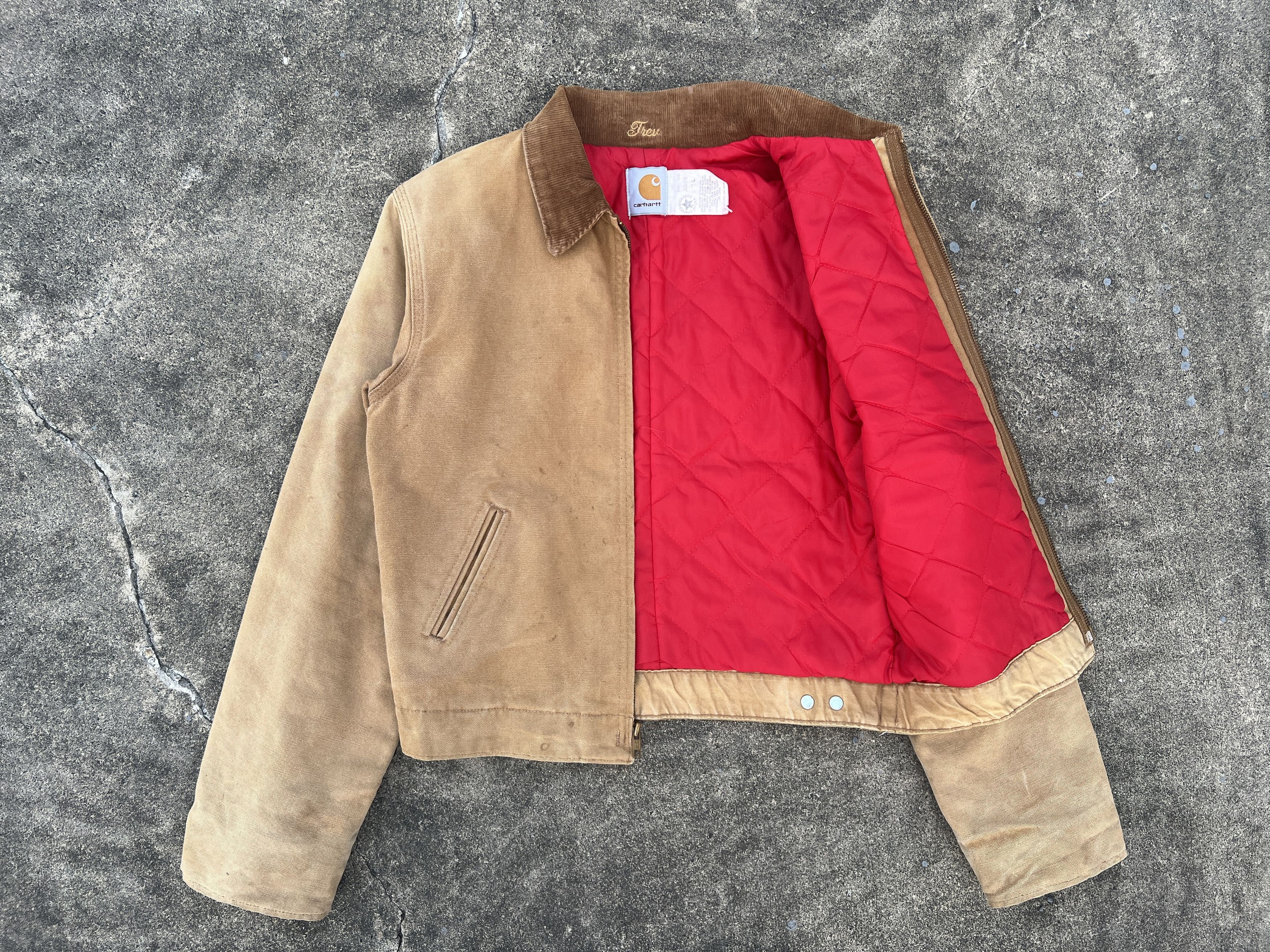 Vintage 90s Youth Carhartt JQ606 Detroit Jacket