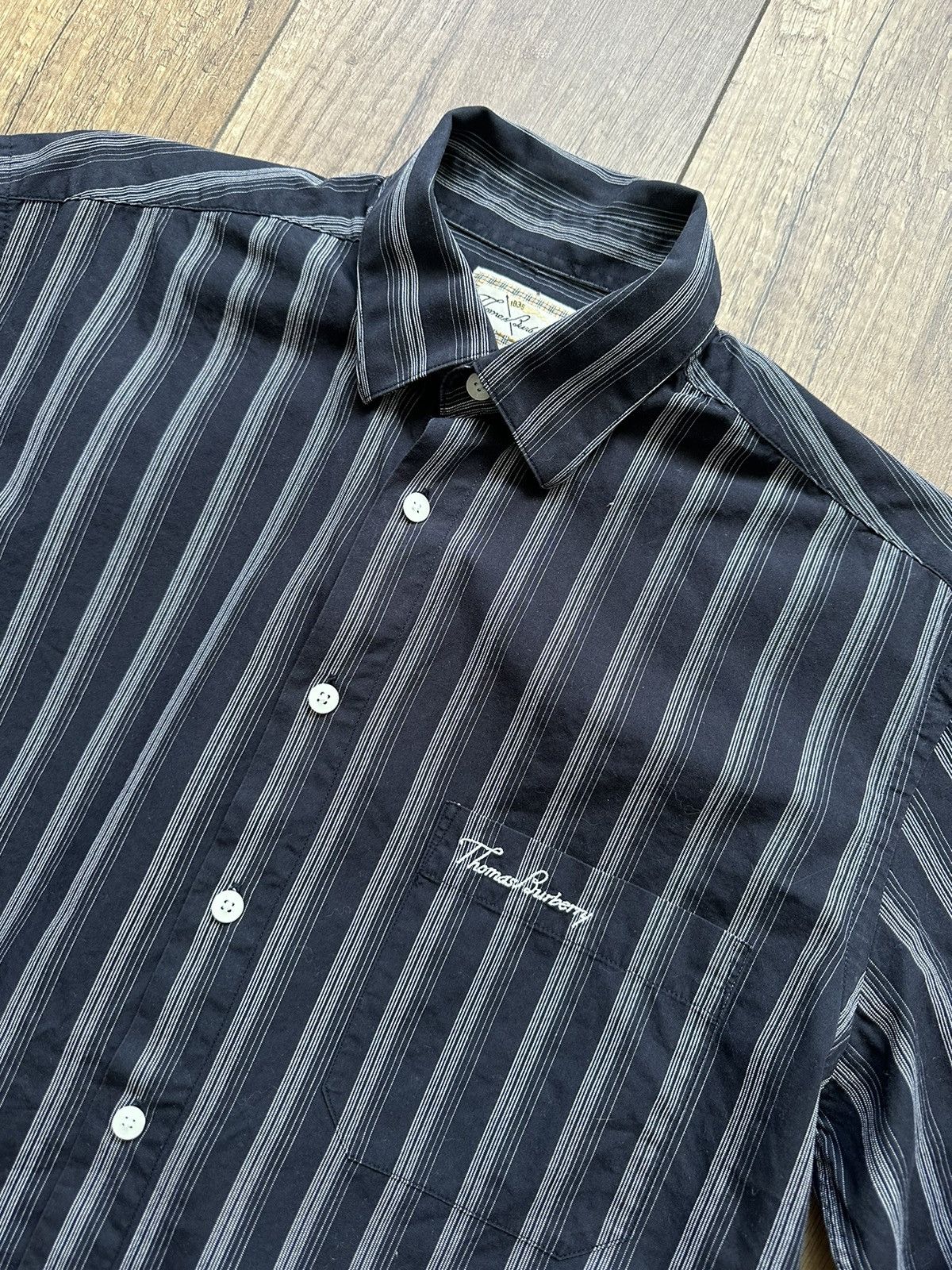 Burberry × Designer × Vintage Thomas Burberry Shirts size M Size US M / EU 48-50 / 2 - 2 Thumbnail