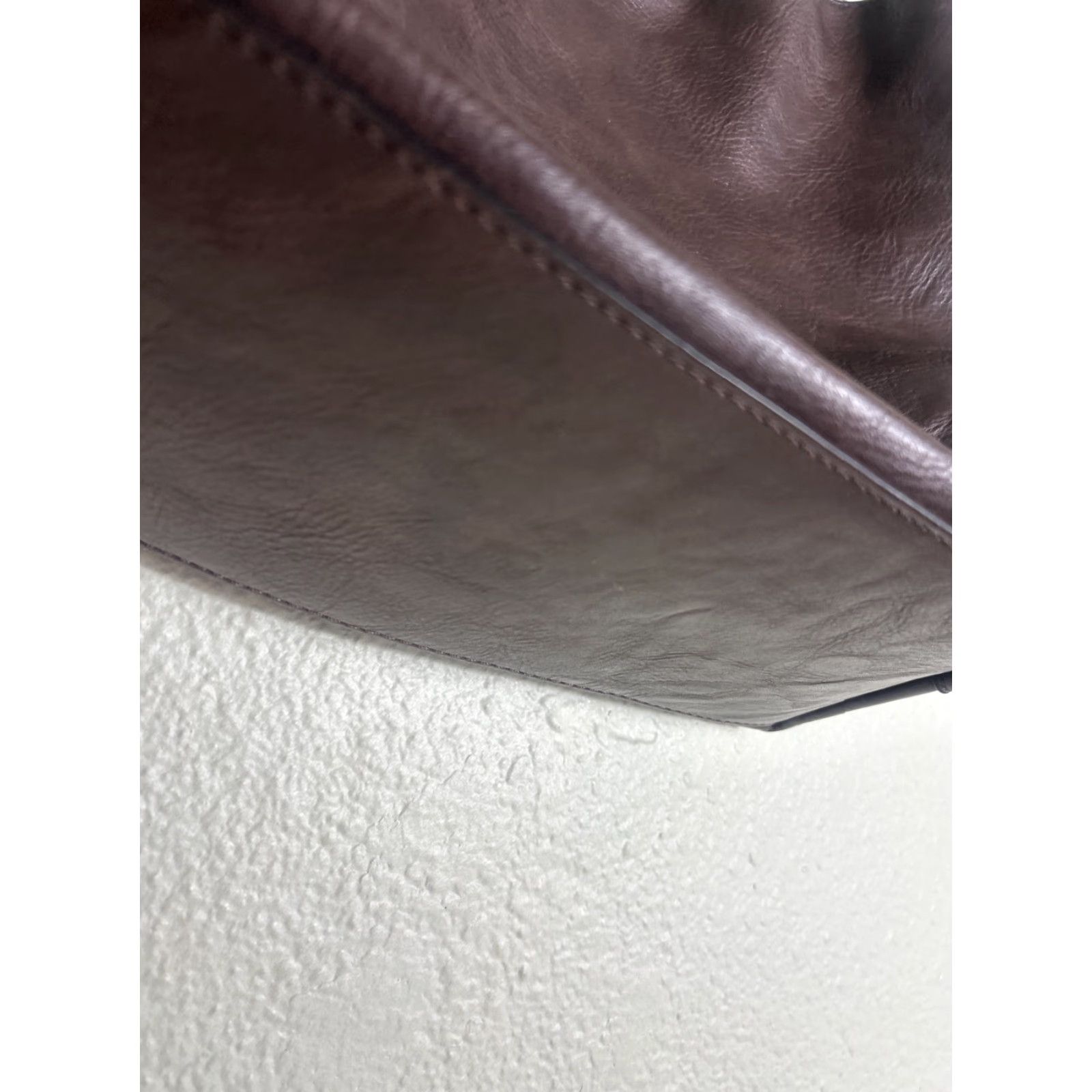 Vintage VINTAGE Unbranded Faux Leather Shoulder Purse Brown 12x11x5 Womens Bag Size ONE SIZE - 5 Thumbnail