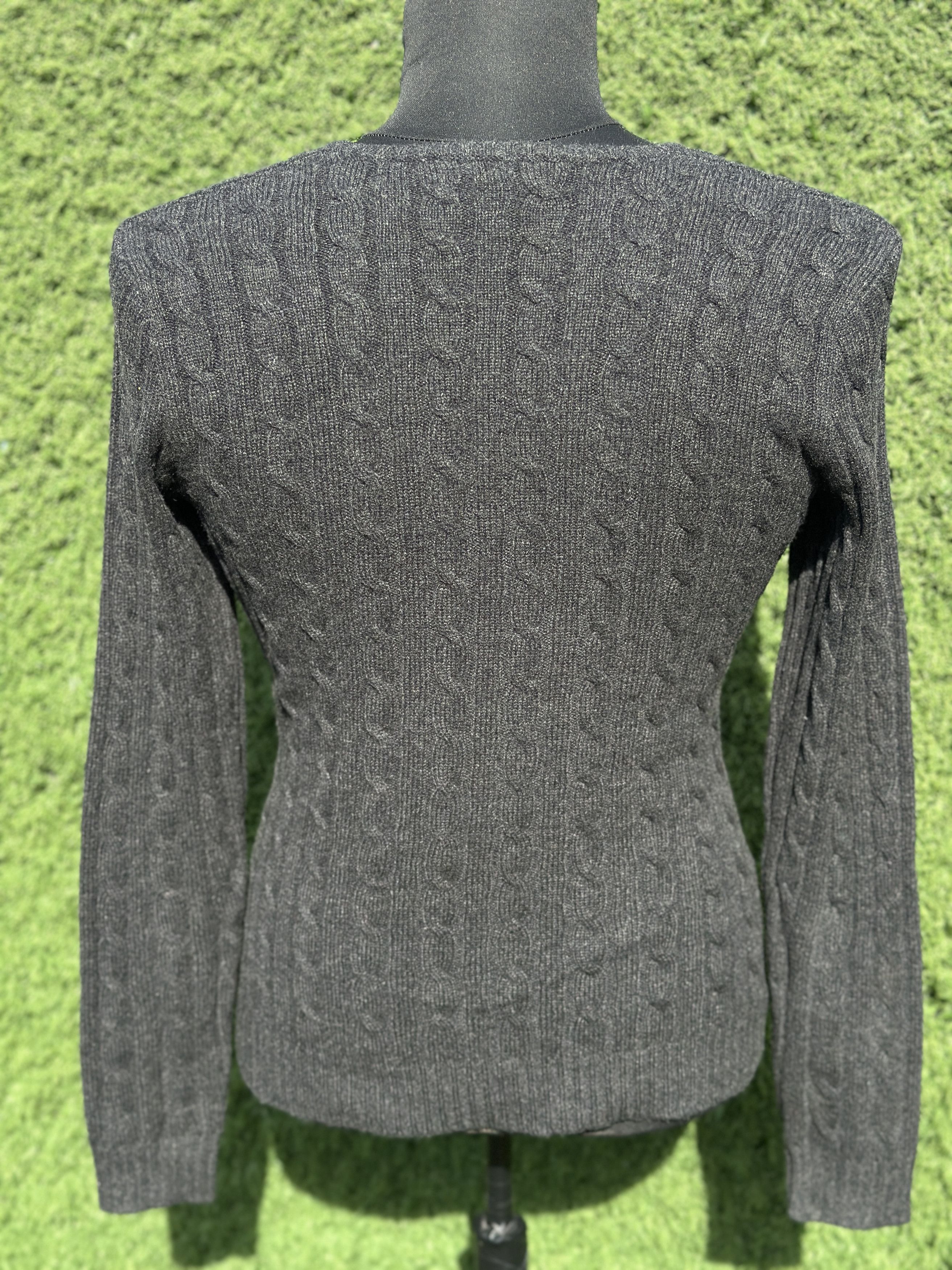 Ralph Lauren Black Label Ralph Lauren Black Label Cashmere Knit V Neck Sweater L Size L / US 10 / IT 46 - 5 Thumbnail