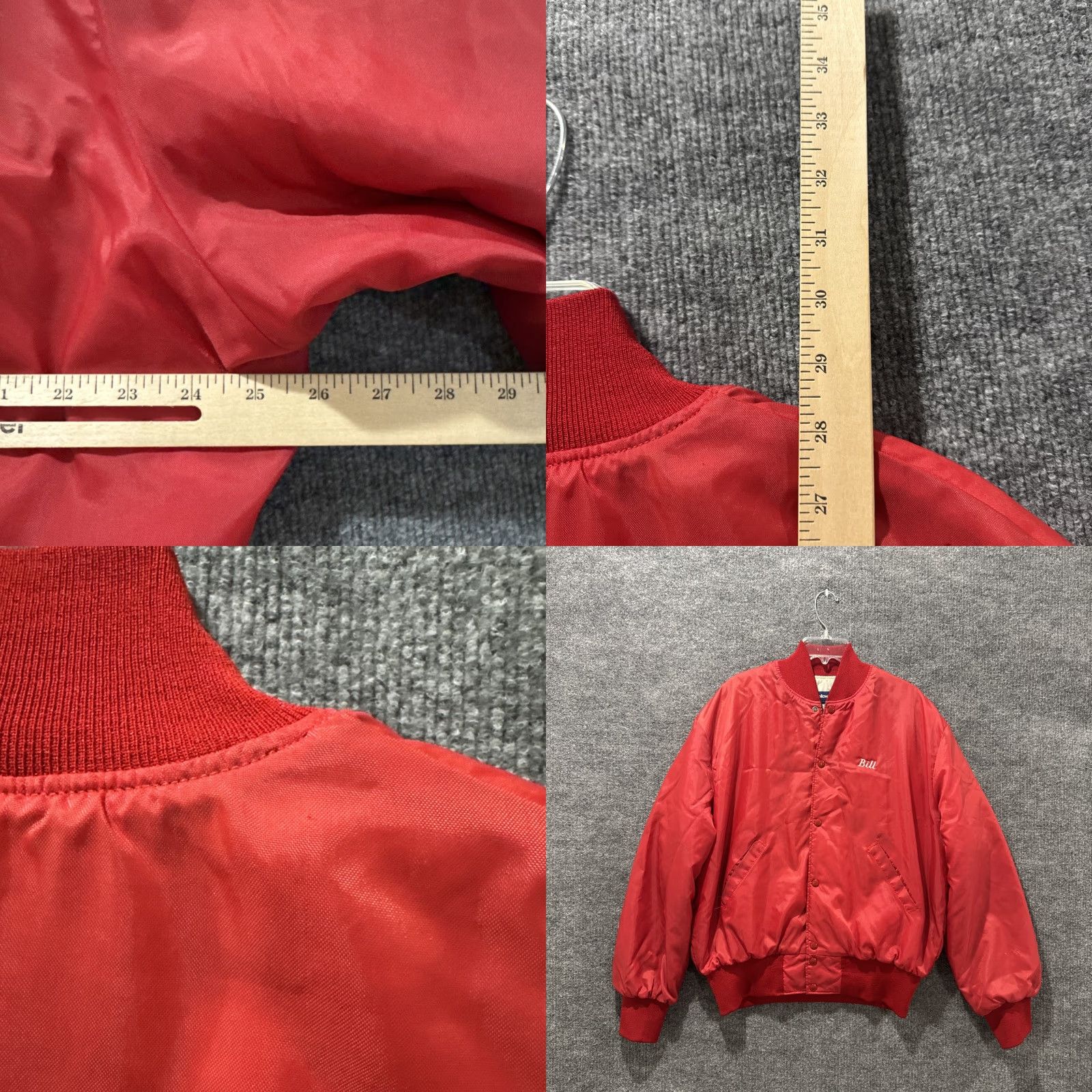 Holloway VINTAGE Holloway Jacket Puffer Red 80s Sz XL Mens Size US XL / EU 56 / 4 - 8 Thumbnail