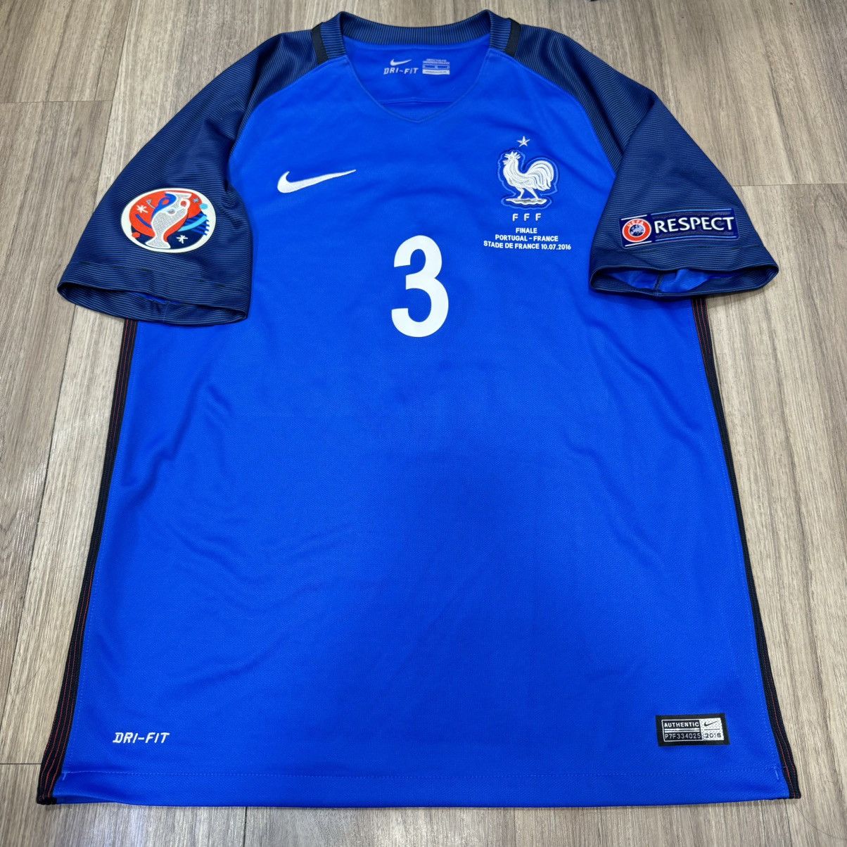France Euro 2016 final home shirt #3 Evra
