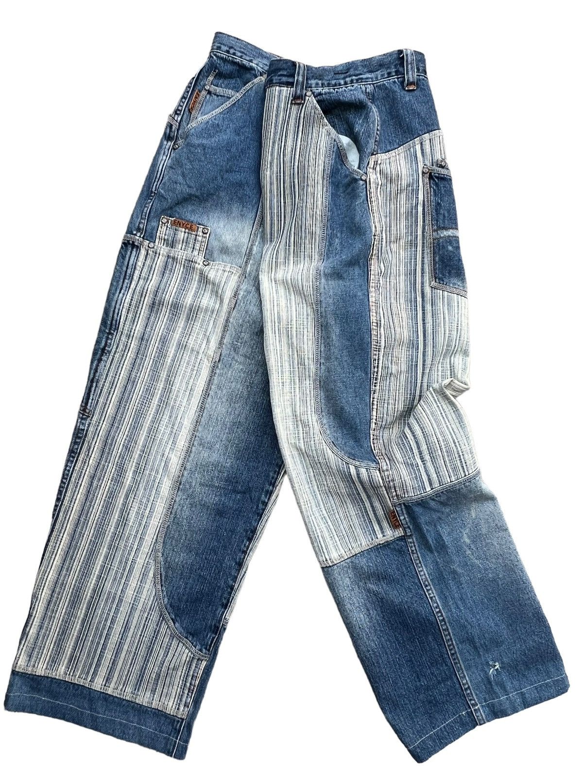 JNCO Enyce Y2K Multipocket Wide Baggy Denim Jeans 37 Size US 37 - 2 Thumbnail