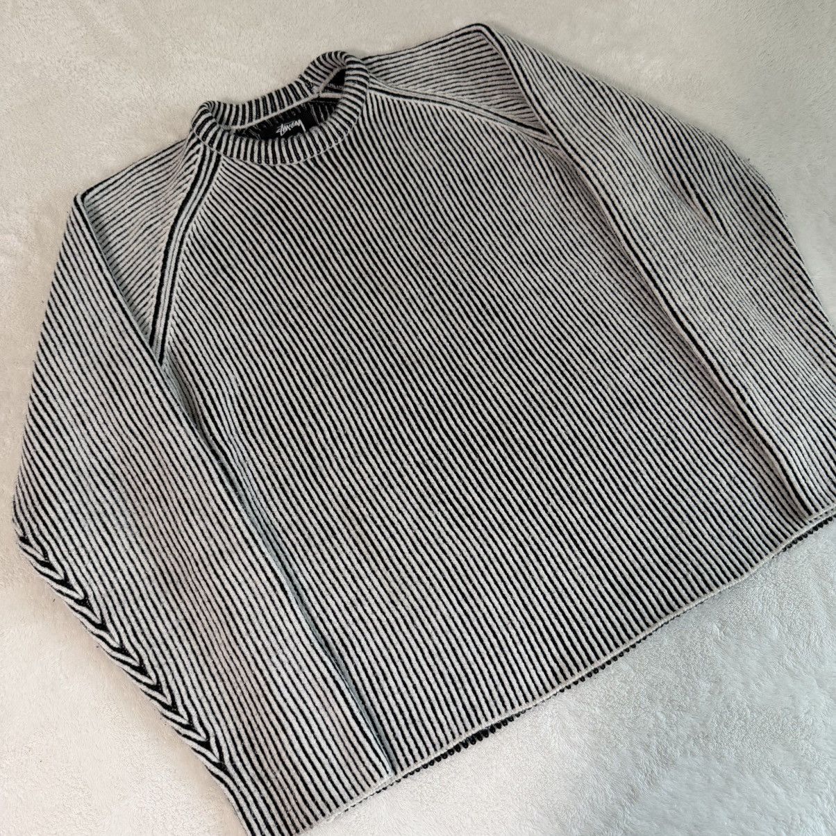 Stussy Stussy Contrast Rib Sweater Size US S / EU 44-46 / 1 - 2 Thumbnail