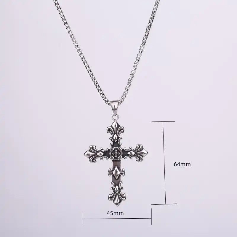 Jewelry Cross Pendant Necklace Size ONE SIZE - 5 Thumbnail