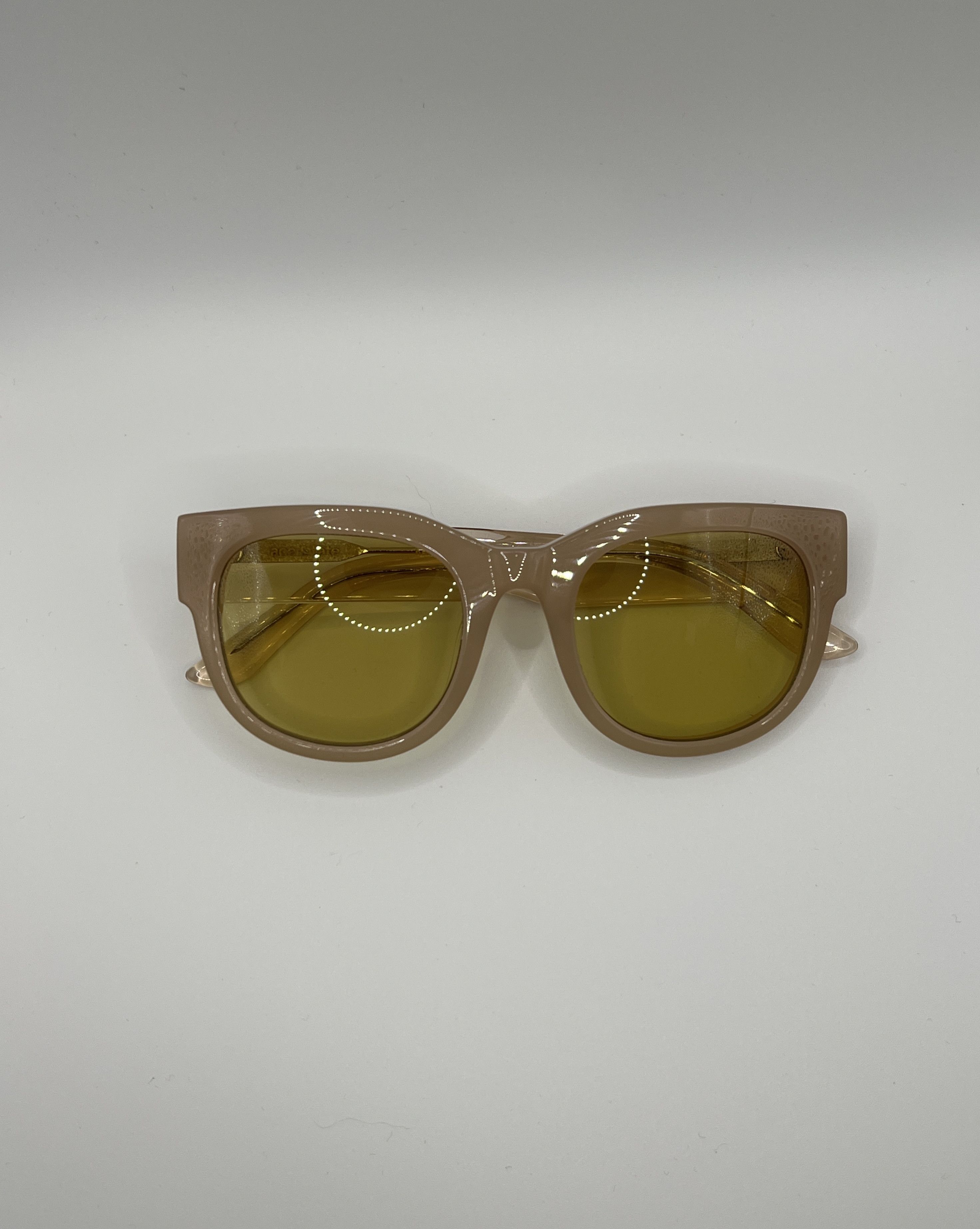 Ace & Tate Ace & Tate Joanne Sunglasses – Cashew Bio Yellow Size ONE SIZE - 3 Thumbnail