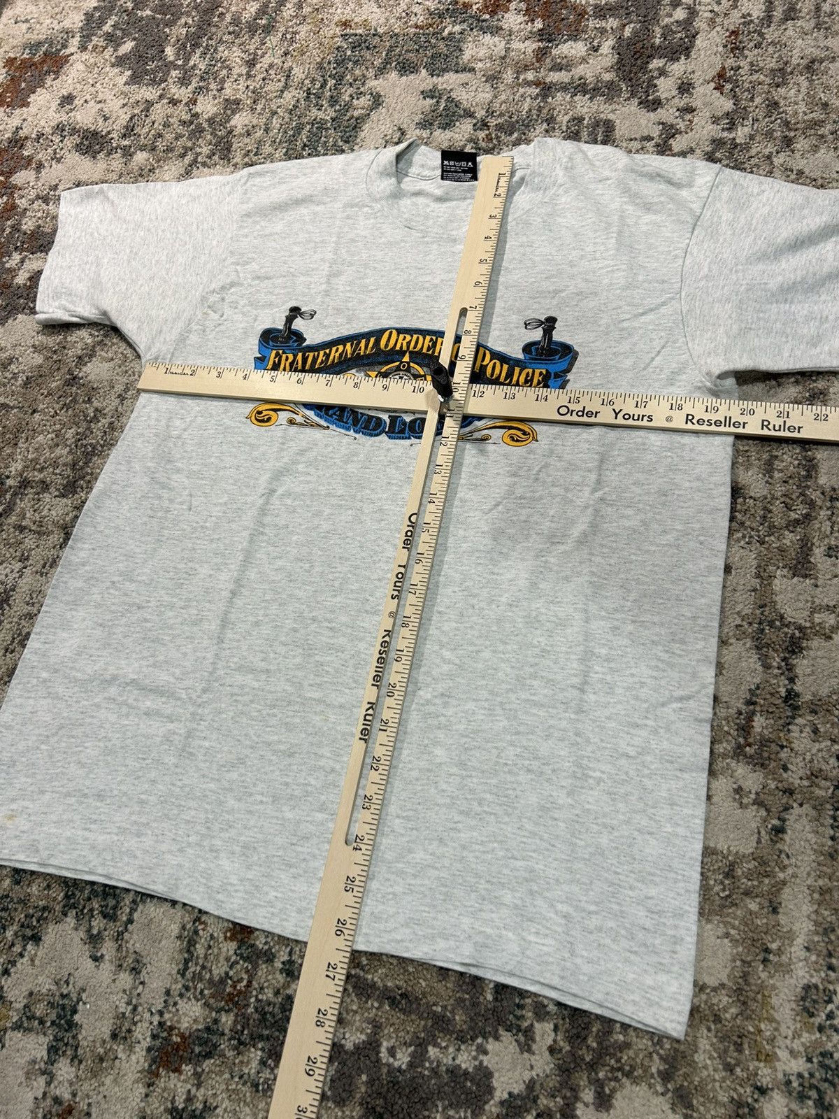 Vintage 90s Fraternal Order of Police Tee Size US L / EU 52-54 / 3 - 4 Thumbnail