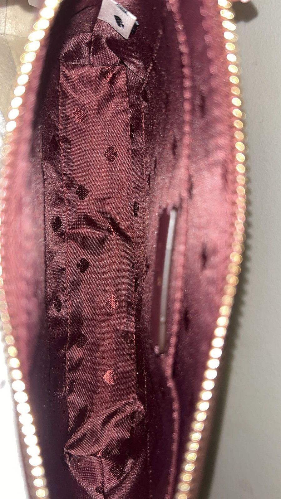 Kate Spade Kate Spade Burgundy Crossbody Bag Pink and Purple Glitter Size ONE SIZE - 6 Thumbnail