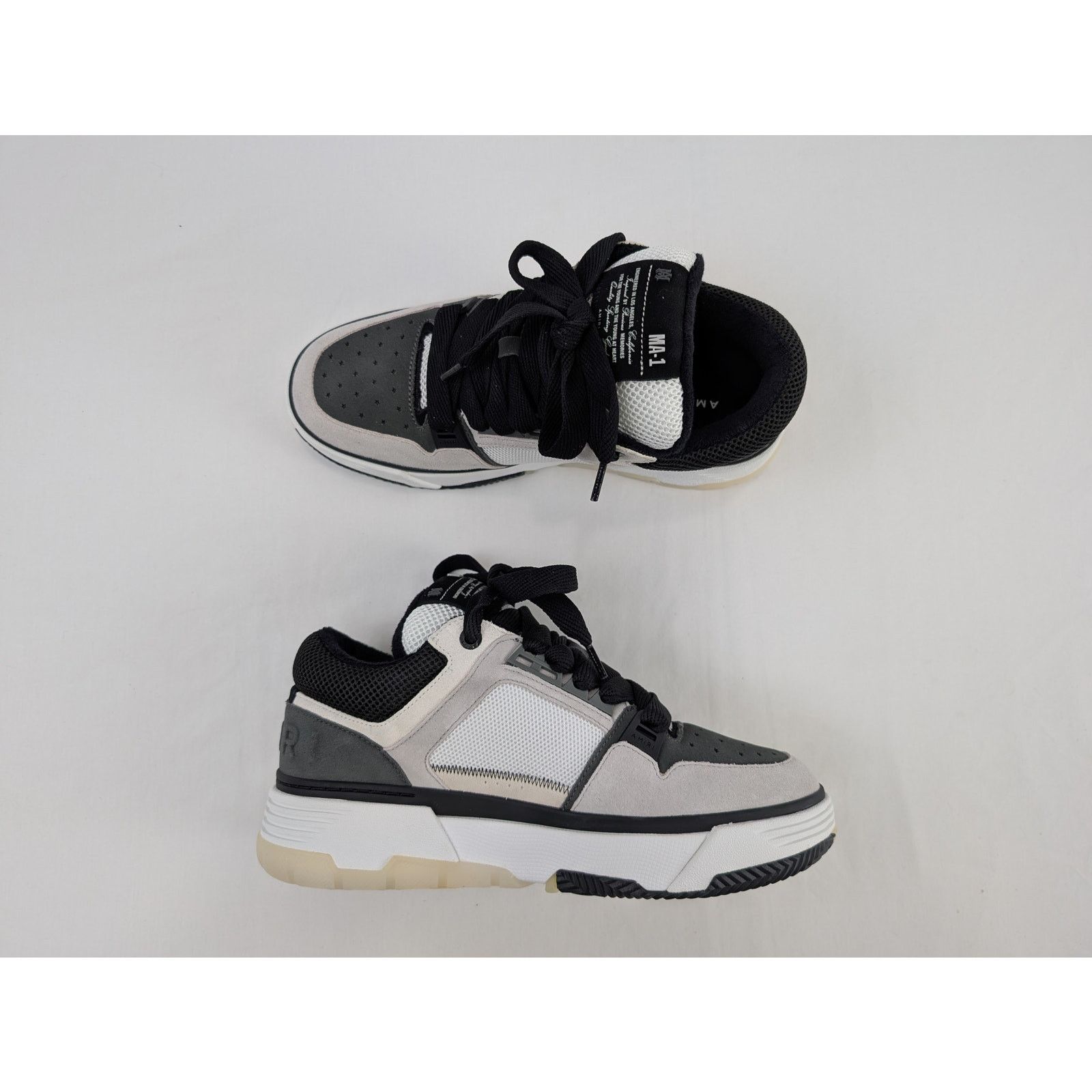 Amiri o1rshd1 MA-1 Sneakers in Black Size US 13 / EU 46 - 1 Thumbnail