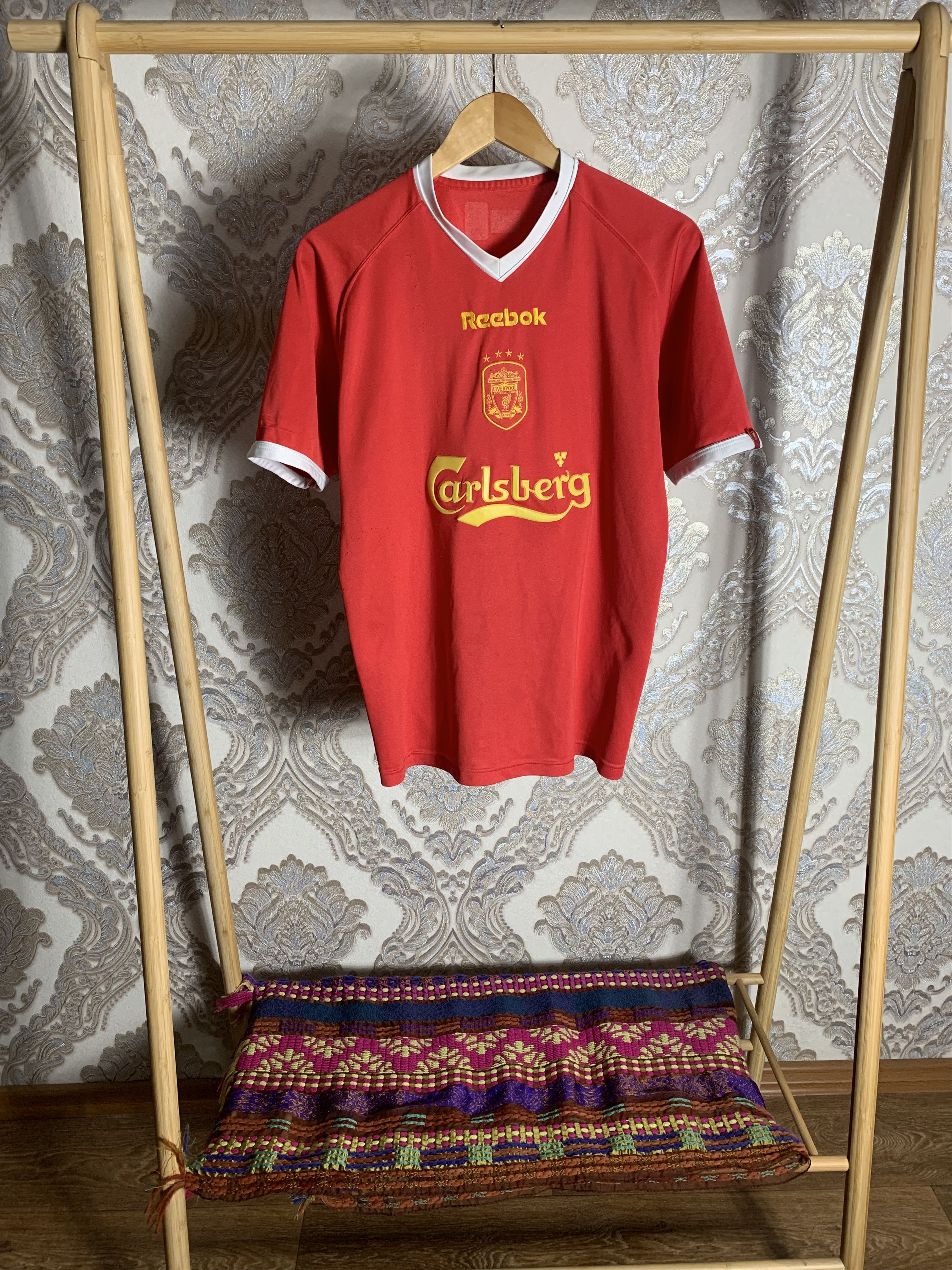 Reebok VINTAGE REEBOK FC LIVERPOOL ENGLAND SOCCER JERSEY RETRO 90s Size US M / EU 48-50 / 2 - 1 Thumbnail