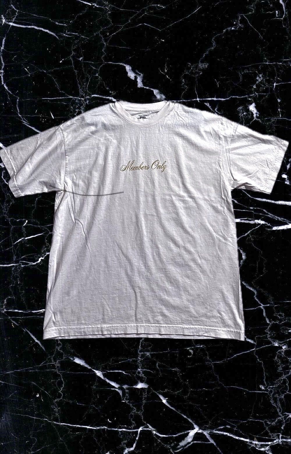 Image of Drake Ovo ‘Members Only’ Tour Tee in Beige, Men's (Size XL)